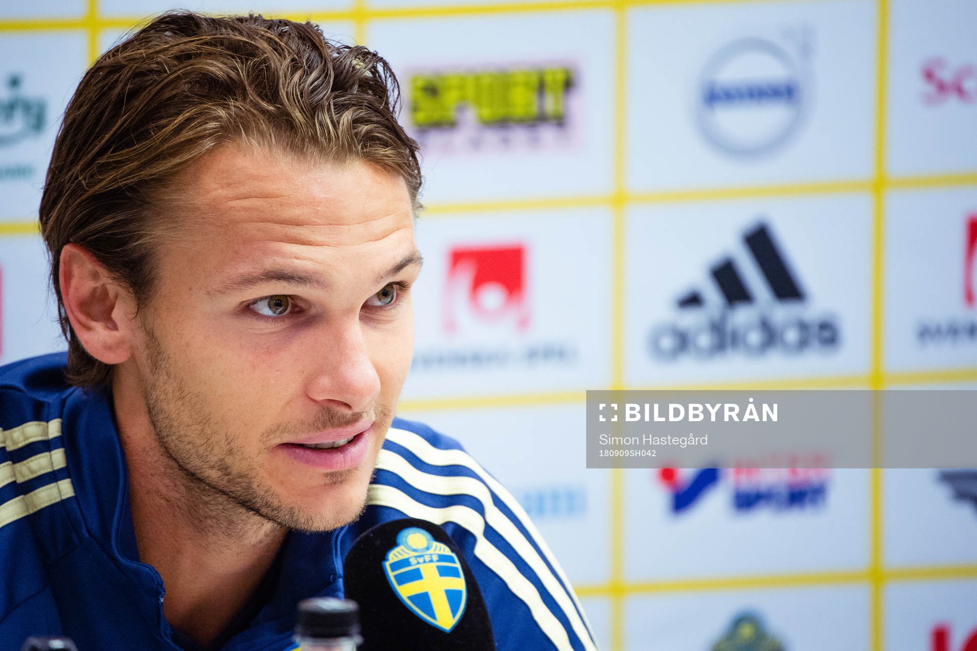 Albin Ekdal of the Swedish national football team