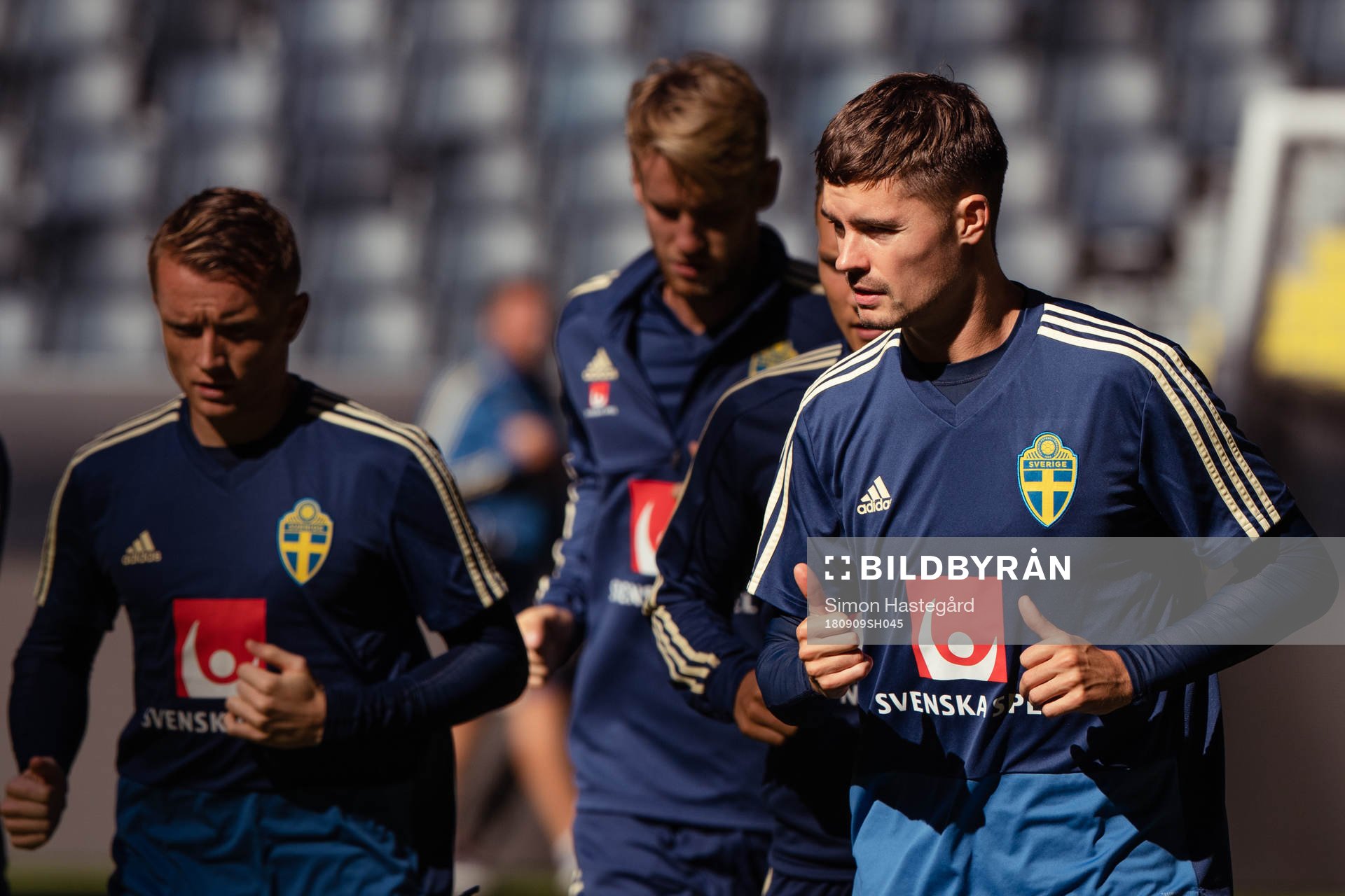 Mikael Lustig of the Swedish national football team