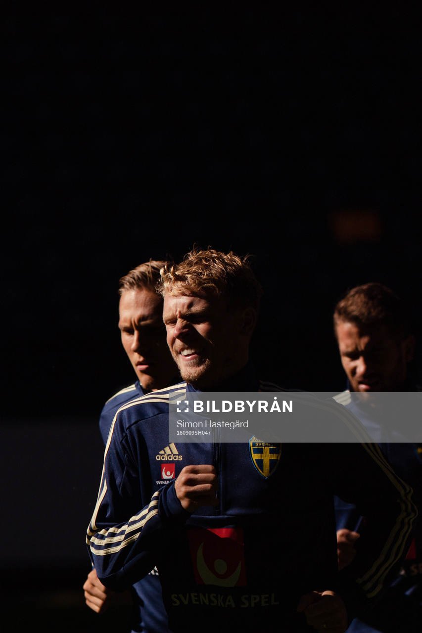 Oscar Hiljemark of the Swedish national football team