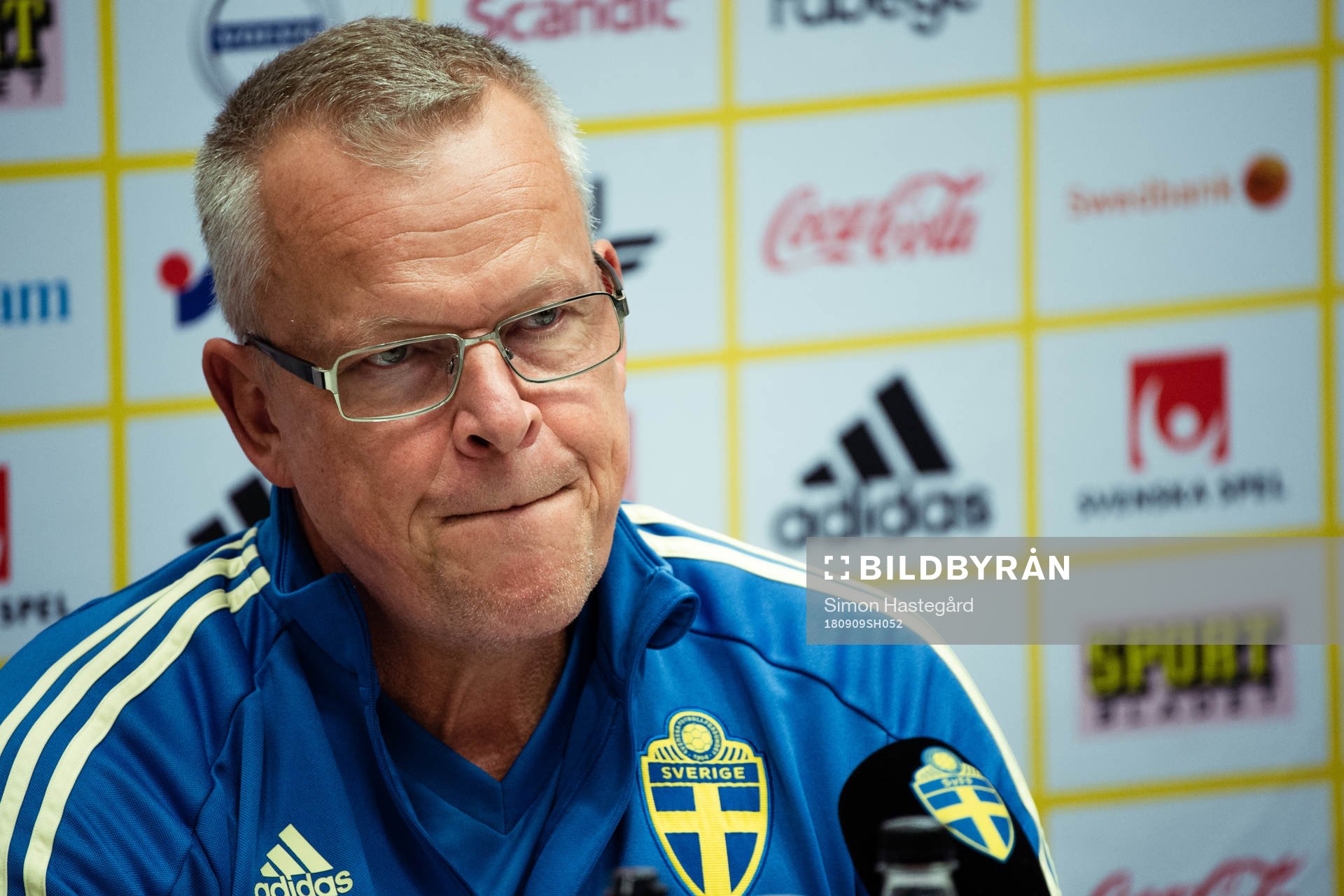 head coach Janne Andersson of the Swedish national football