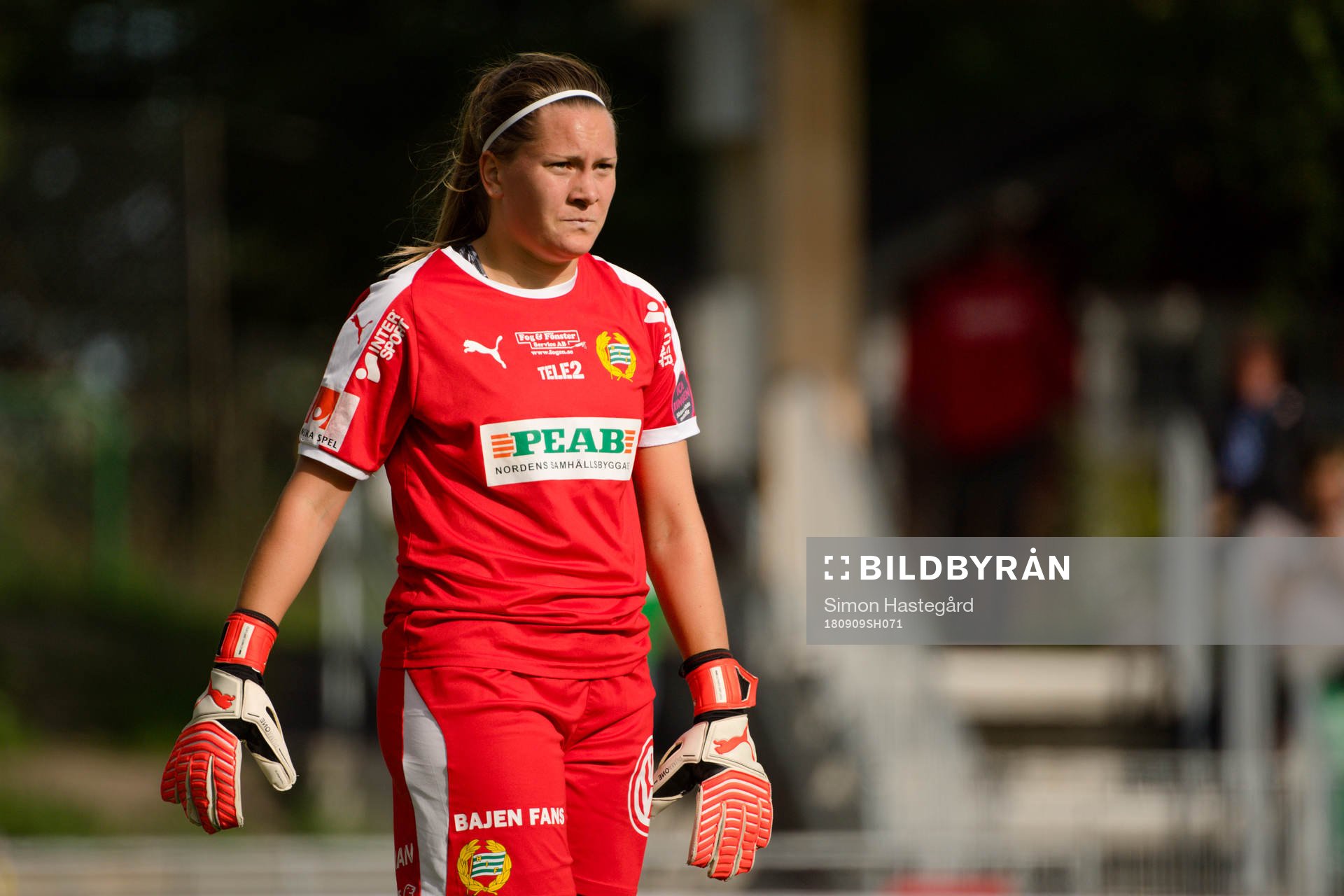 Hammarbys målvakt Caroline Forsgren