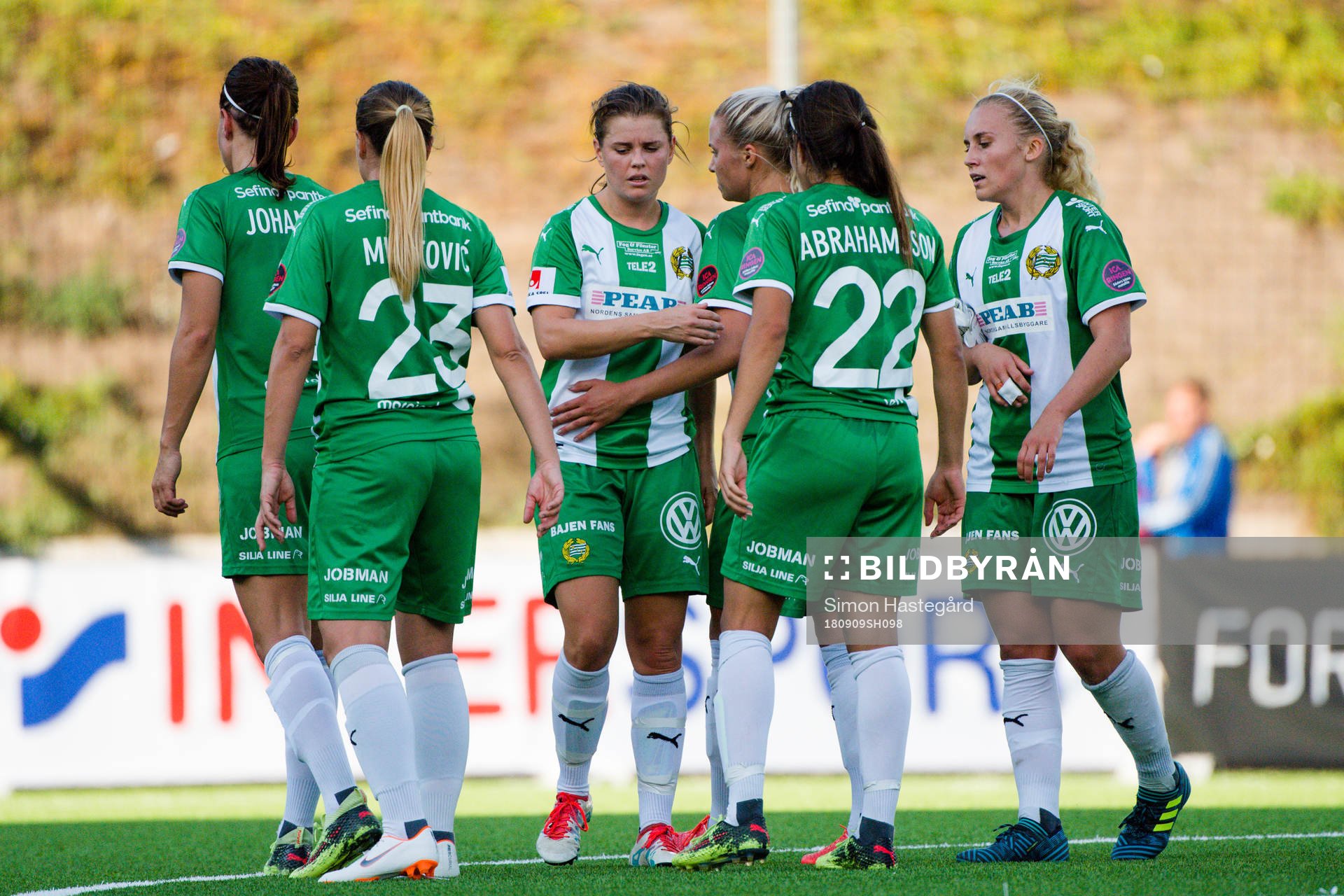 Hammarbys spelare  deppar
