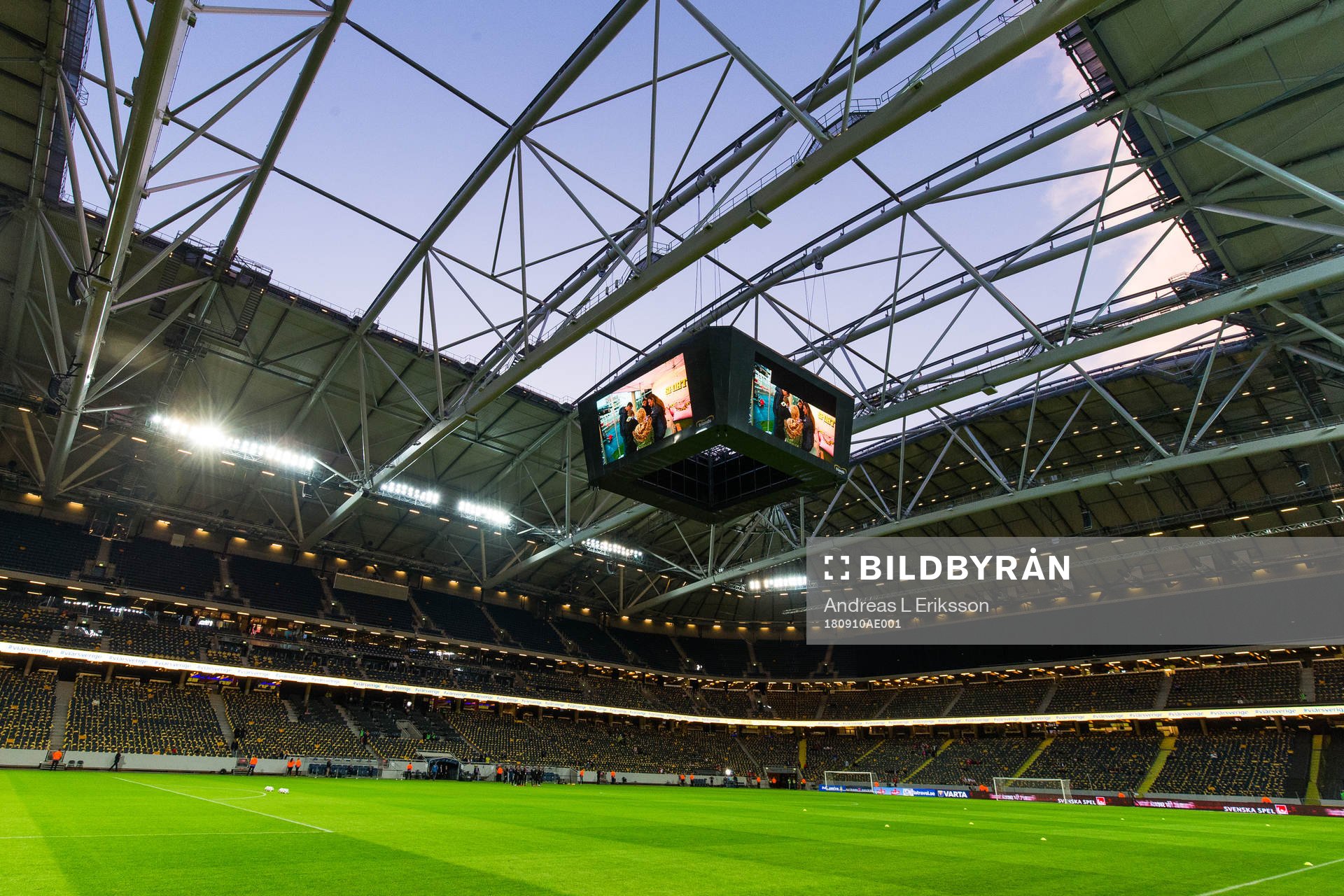 Friends Arena prior the Nations League match between Sweden