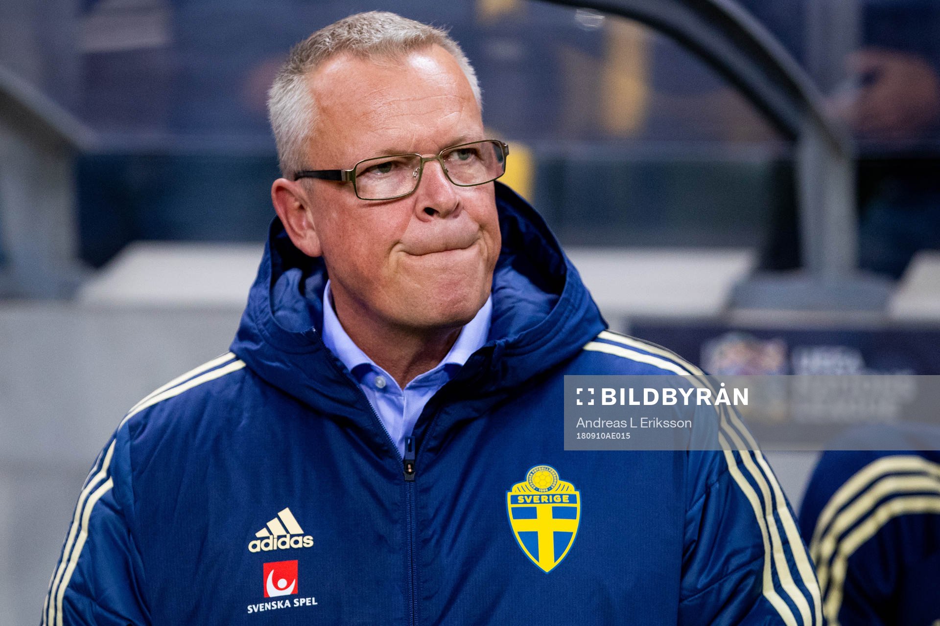 Head coach Janne Andersson of Sweden prior the Nations