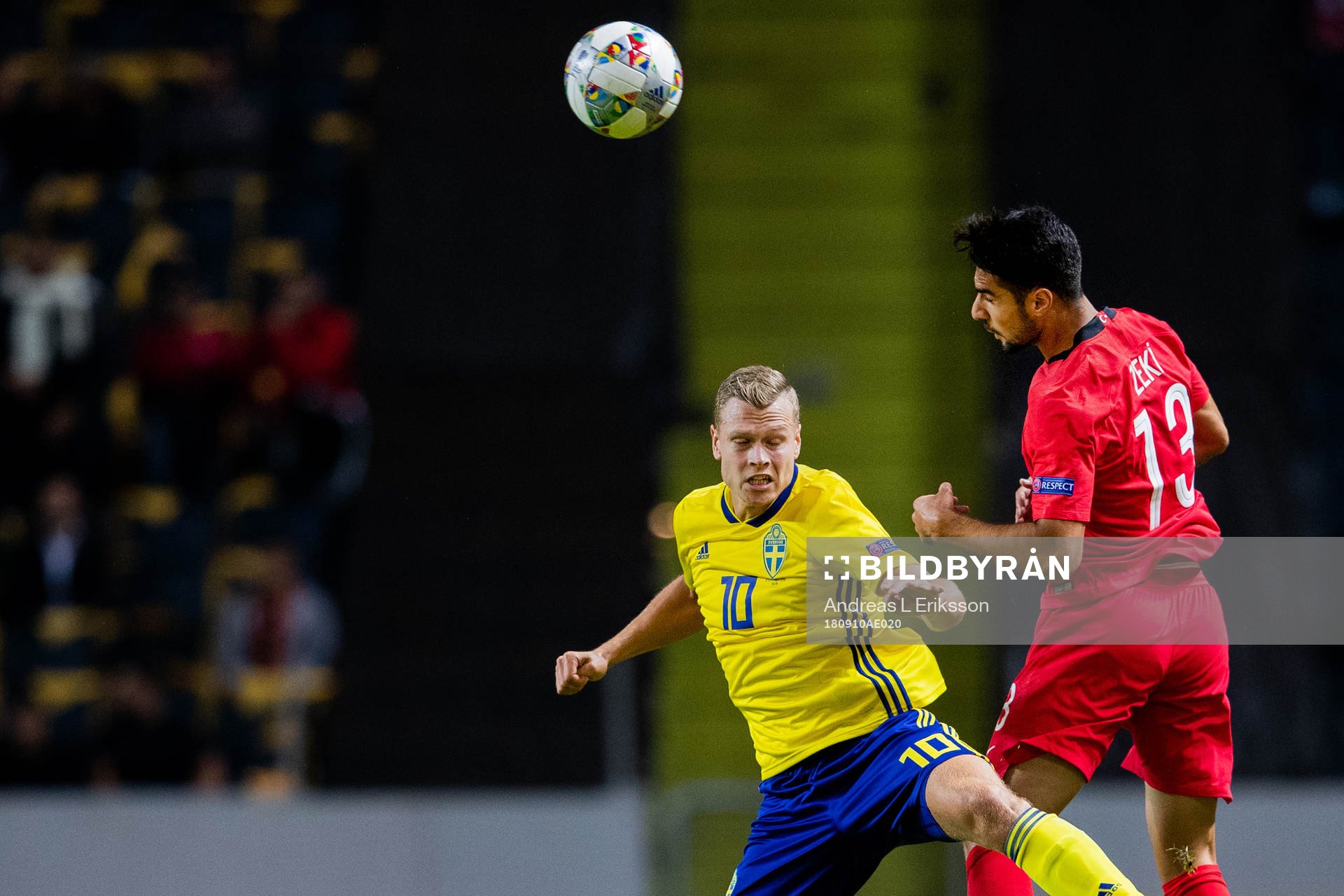 Viktor Claesson of Sweden and Zeki Celik of Turkey