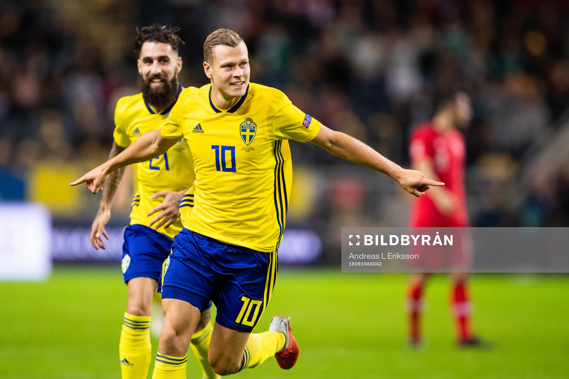 Viktor Claesson of Sweden celebrates