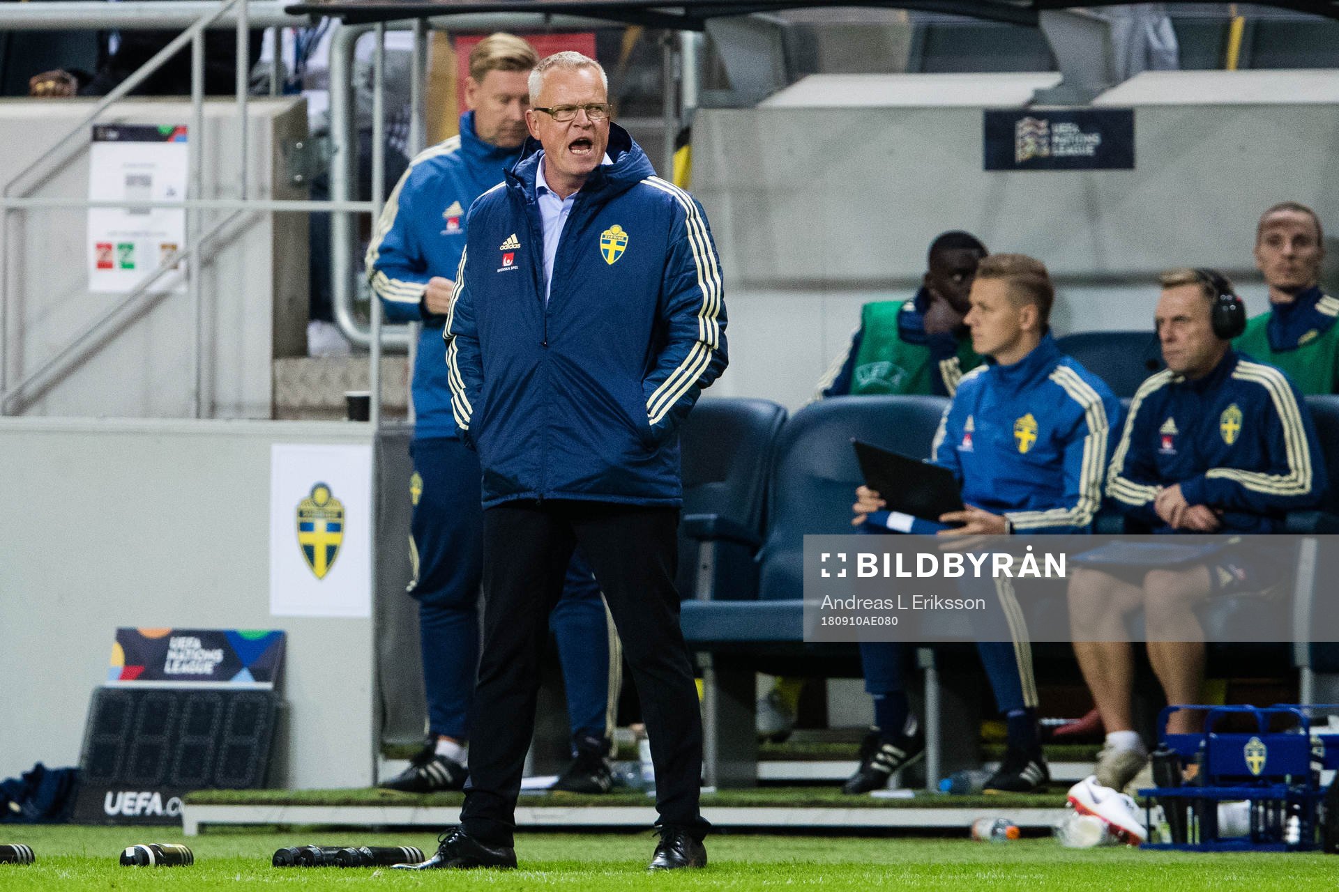 Head coach Janne Andersson of Sweden