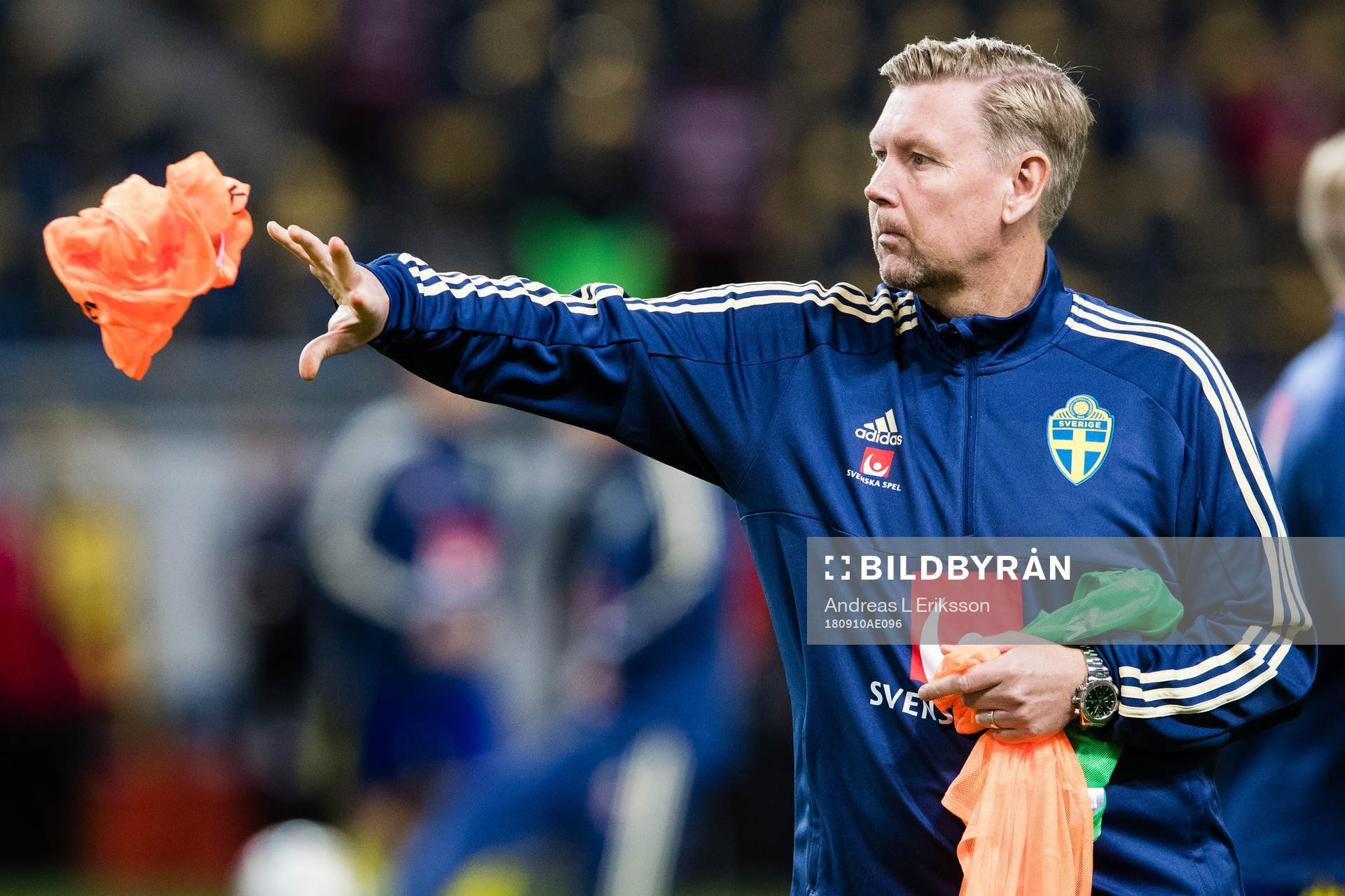 Assistant coach Peter Wettergren of Sweden prior the