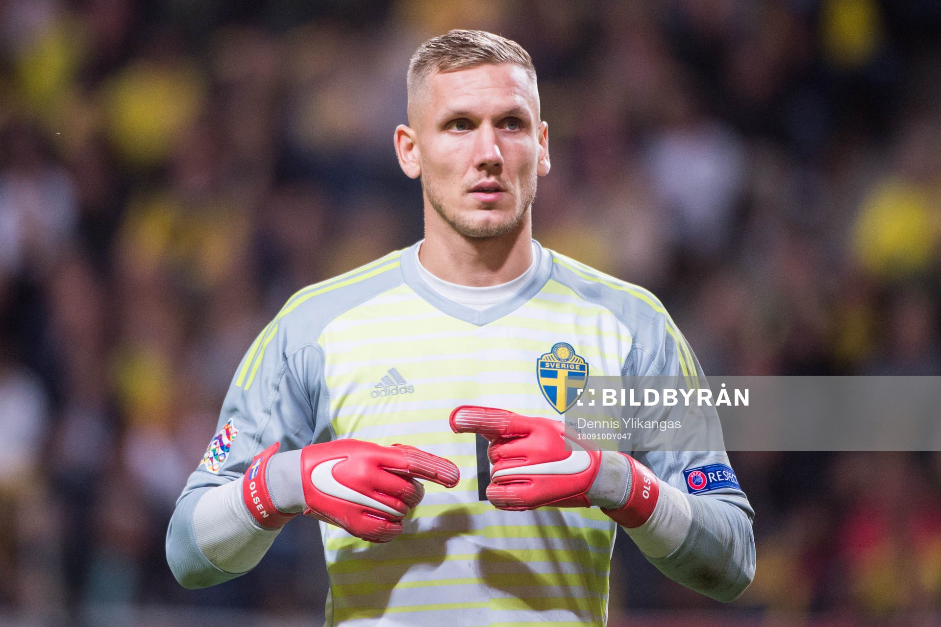 goalkeeper Robin Olsen