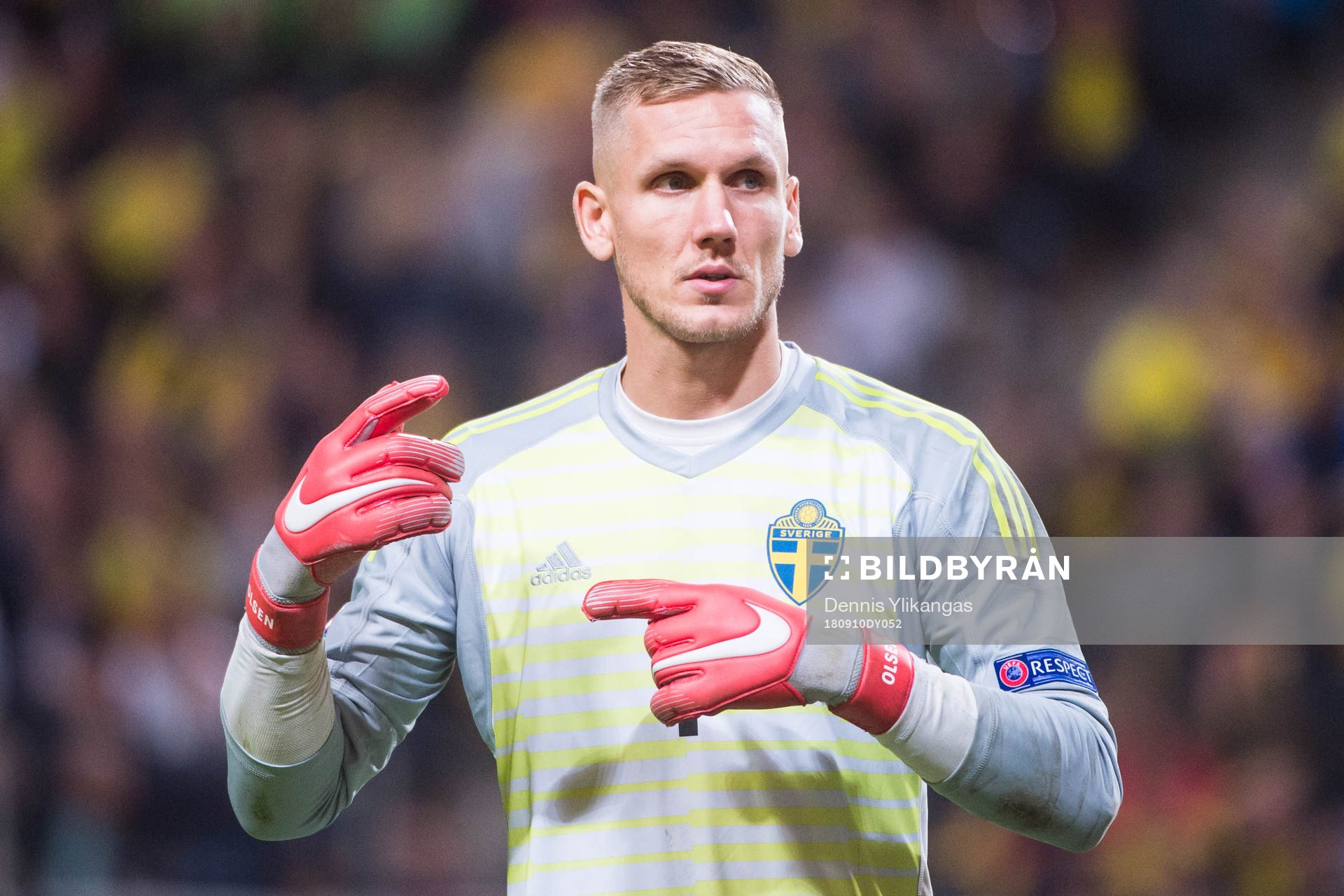 goalkeeper Robin Olsen