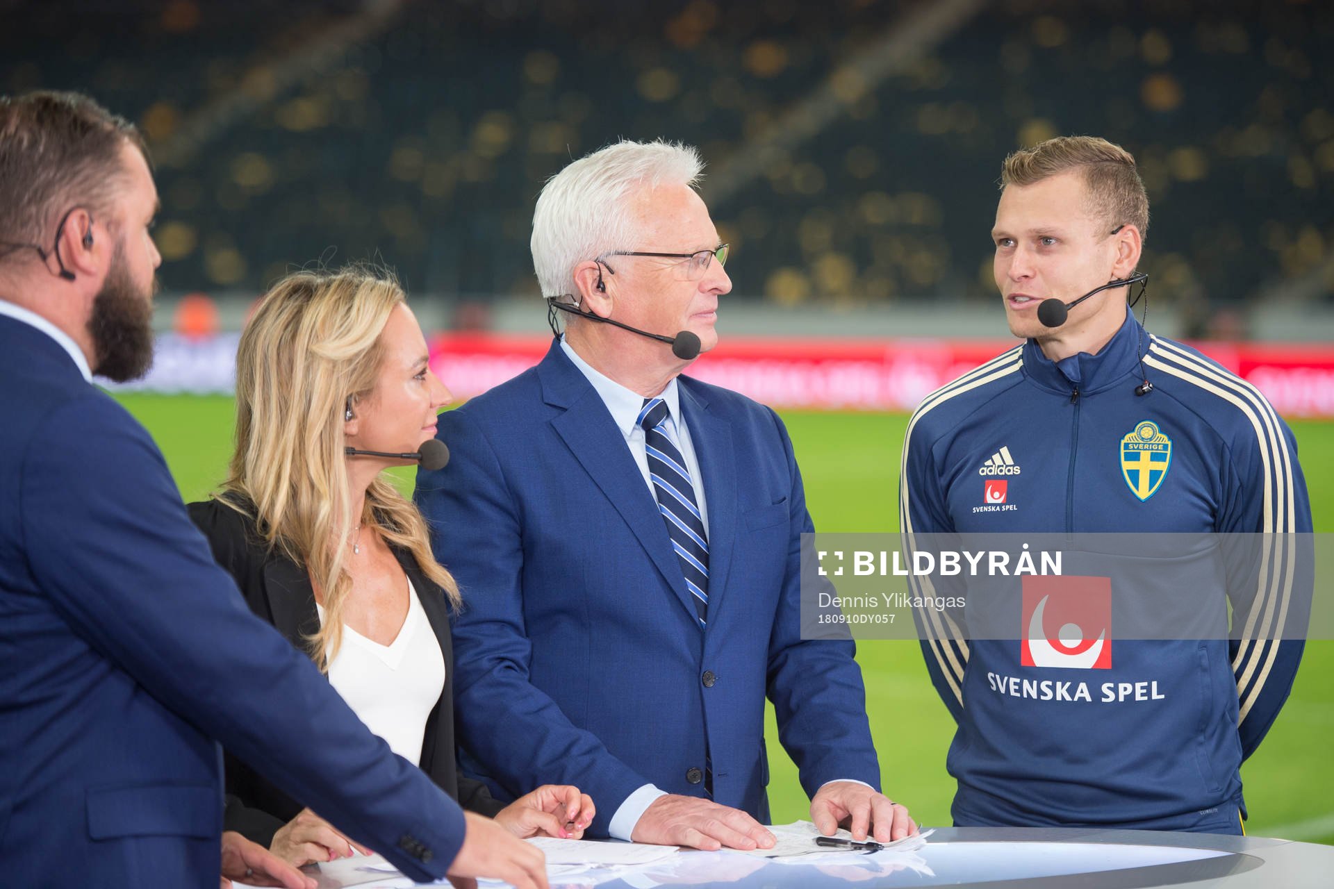 Alexander Axén, Camilla Nordlund and Hasse Backe from