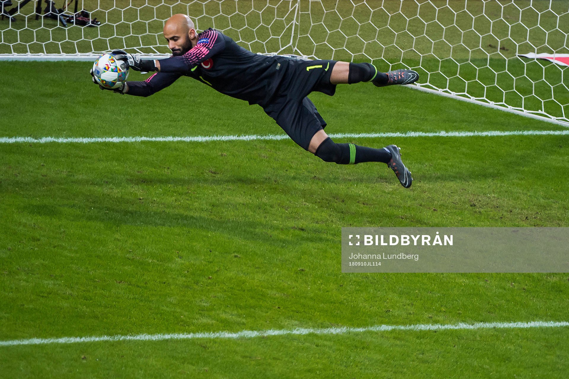 goalkeeper Sinan Bolat of Turkey