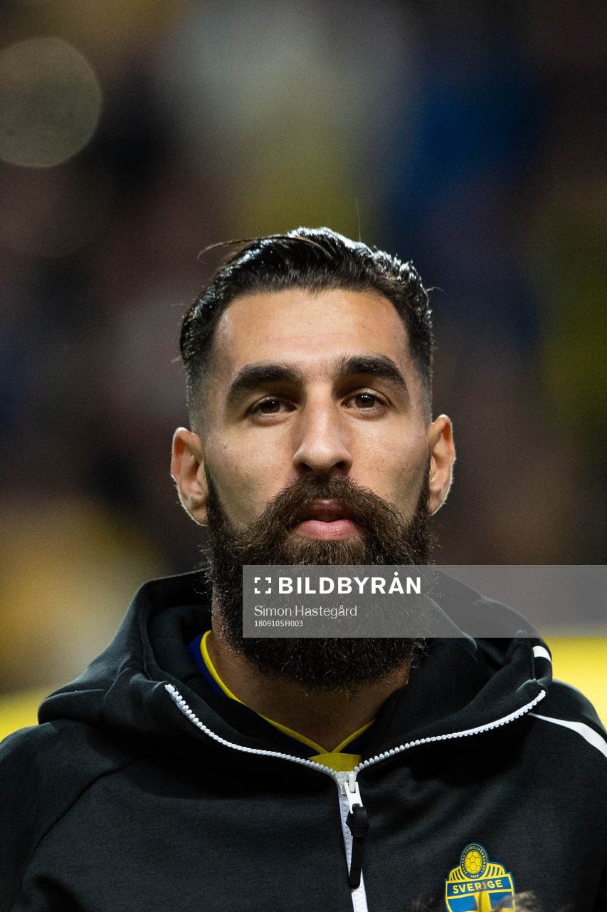 Jimmy Durmaz of Sweden prior the Nations League match