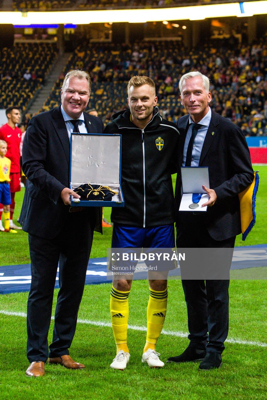 Karl-Erik Nilsson, chairman of the Swedish Football
