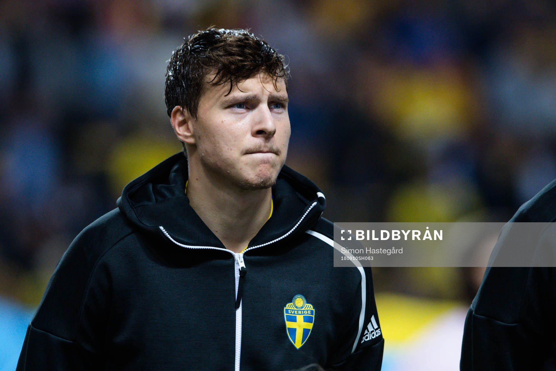 Victor Nilsson Lindelöf  of Sweden prior the Nations