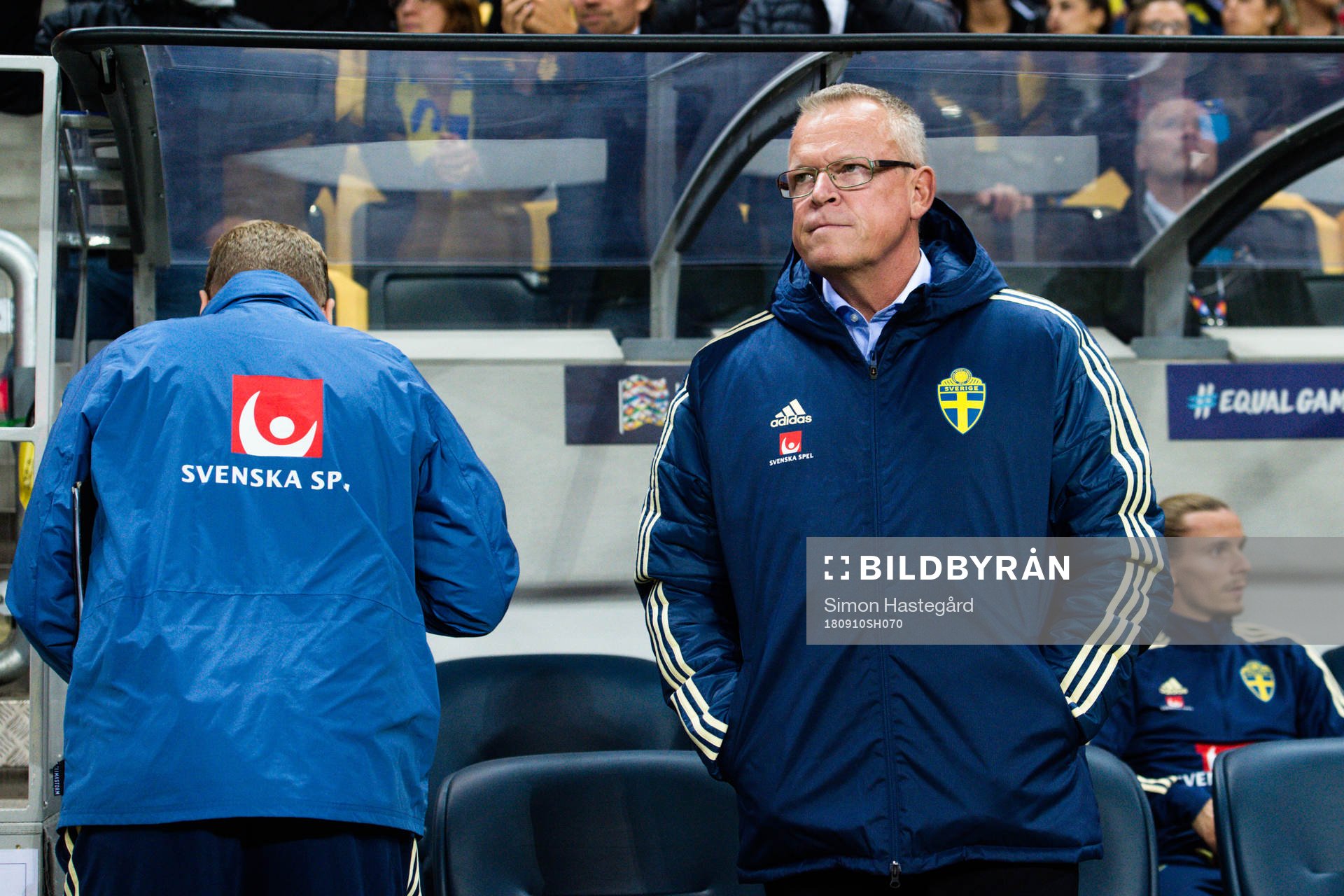 head coach Janne Andersson of Sweden prior the Nations