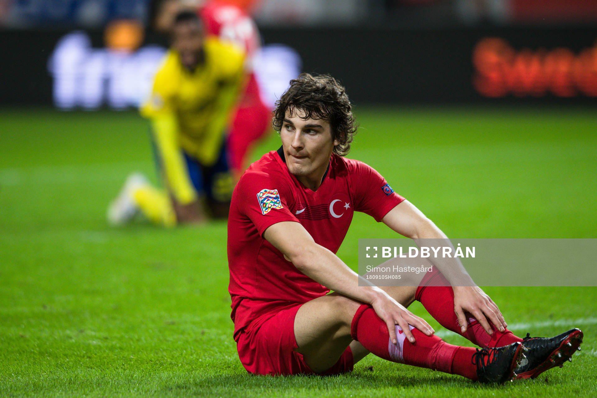 Caglar Söyuncu of Turkey looks dejected