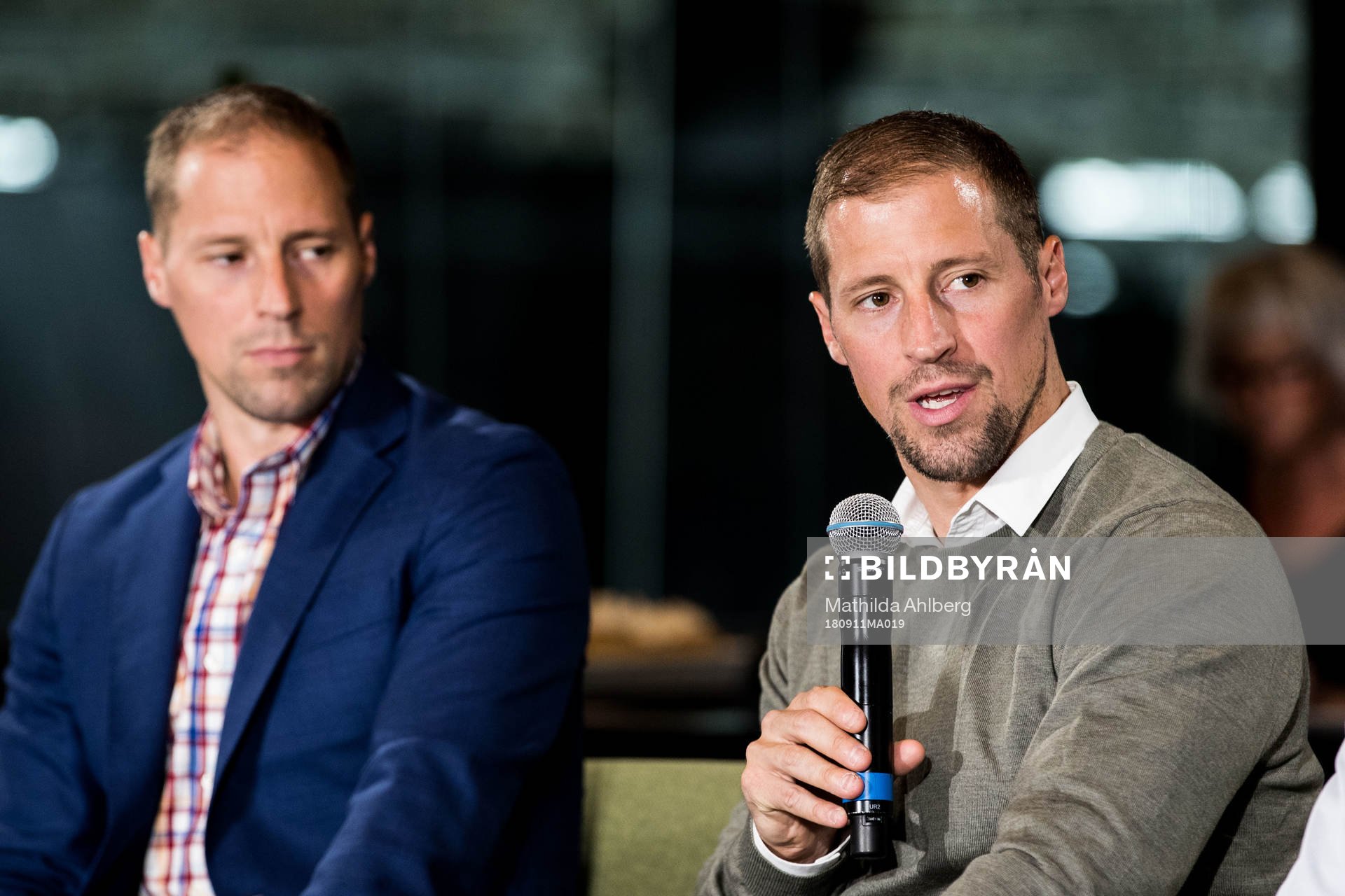 Rögles sportchef Chris Abbott och tränare Cam Abbott