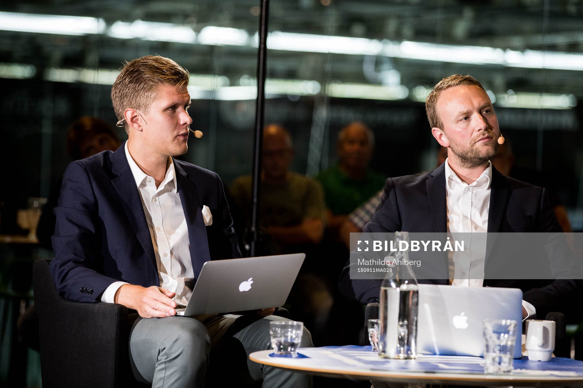 Helsingborgs Dagblads Linus Ahlin och Daniel Rooth