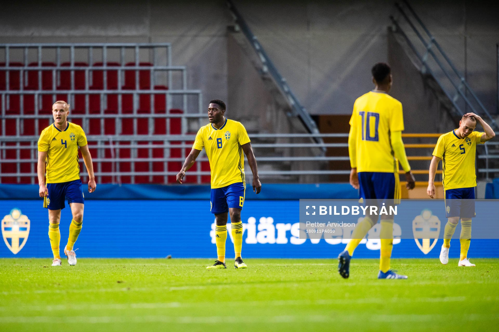 Sveriges Franz Brorsson, Isak Ssewankambo och Joel