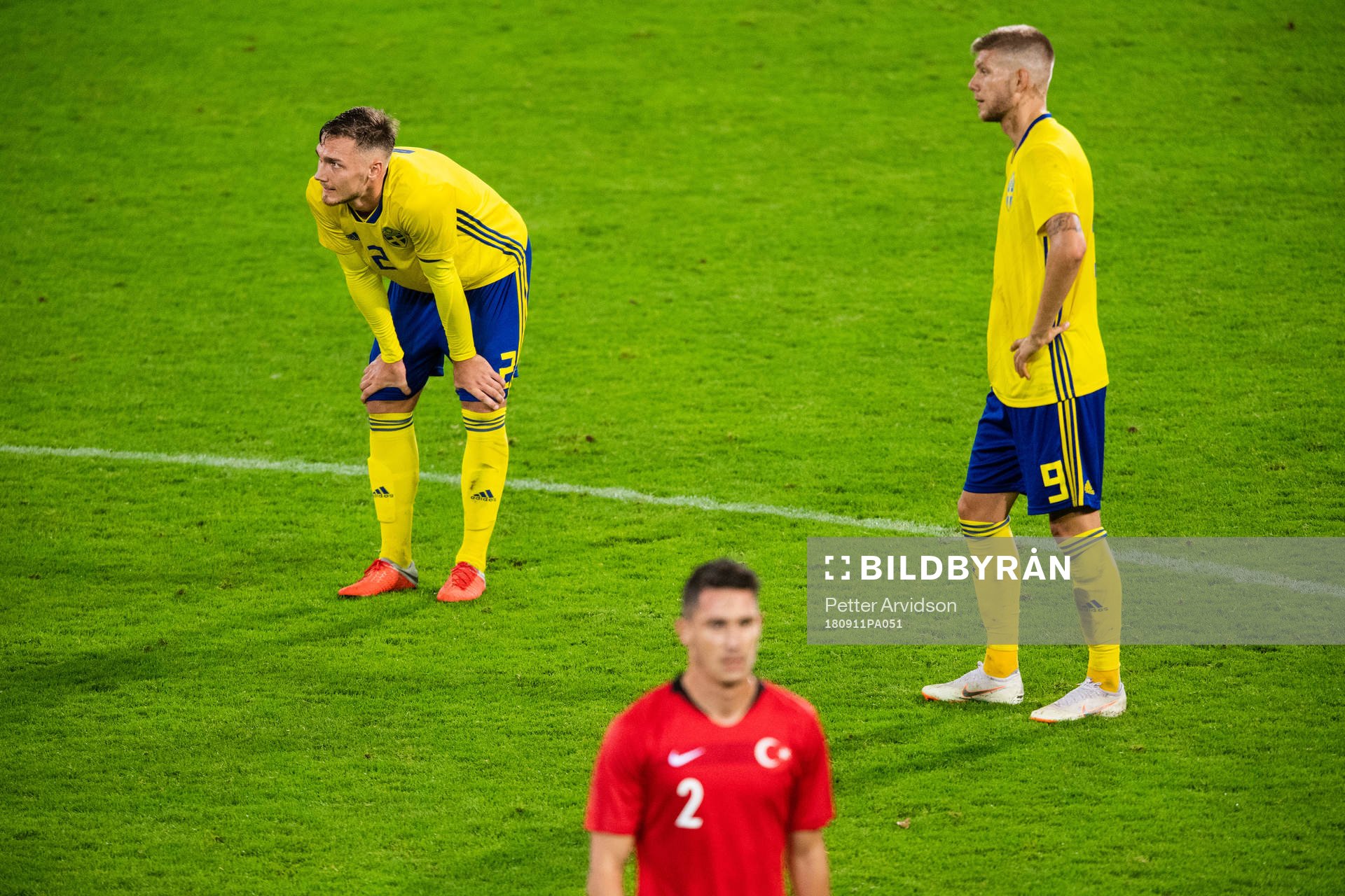 Sveriges Linus Wahlqvist och Anton Salétros deppar