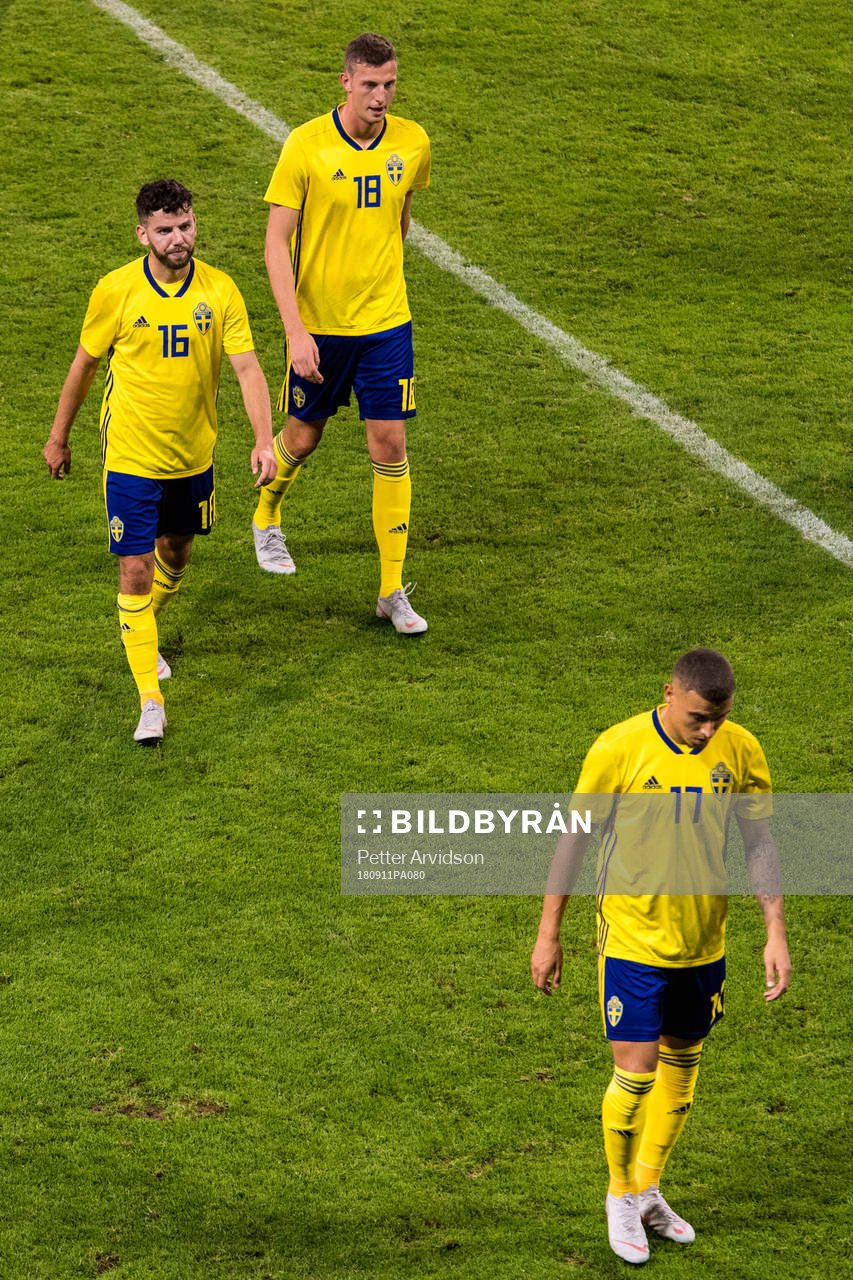 Sveriges Erdal Rakip, Gustaf Nilsson och Jordan Larsson