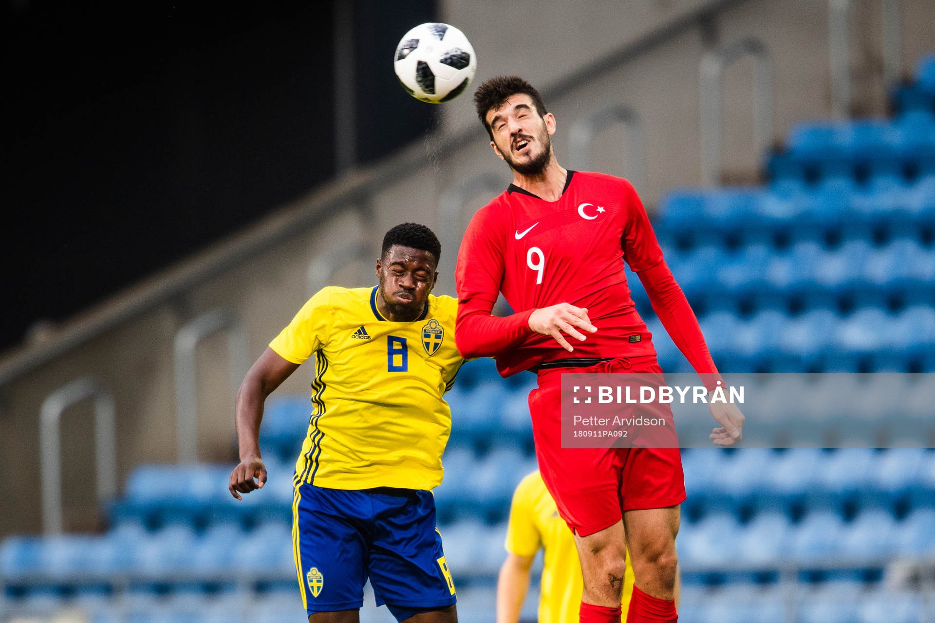 Sveriges Isak Ssewankambo och Turkiets Kubilay Kanatsizkus
