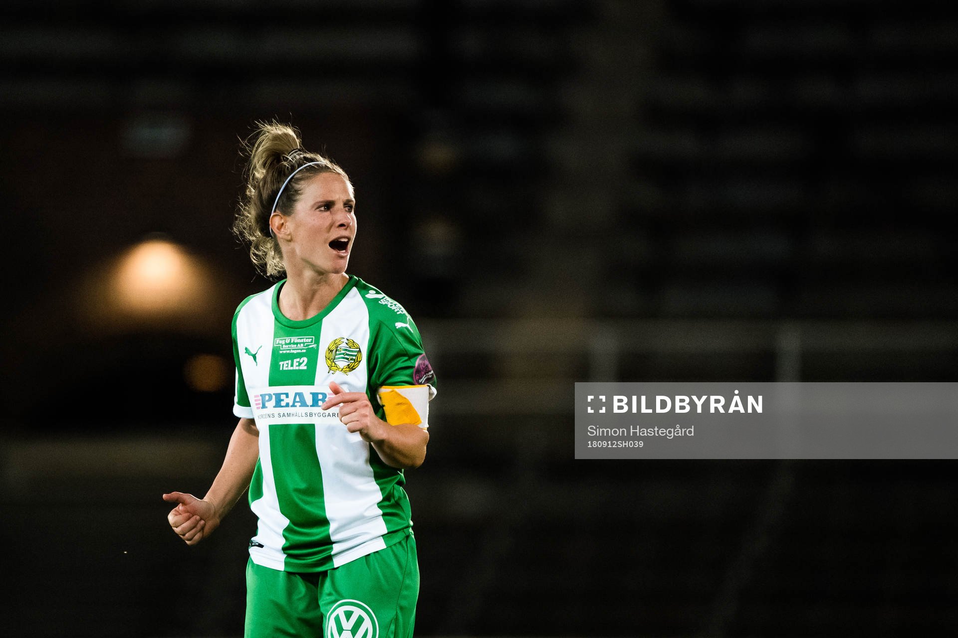 Hammarbys Elise Kellond-Knight reagerar