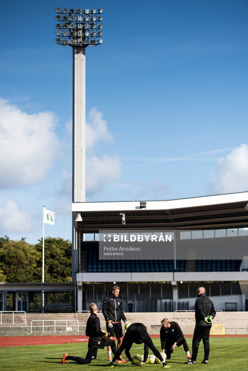 Målvakterna Walter Viitala, Johan Dahlin, Fredrik