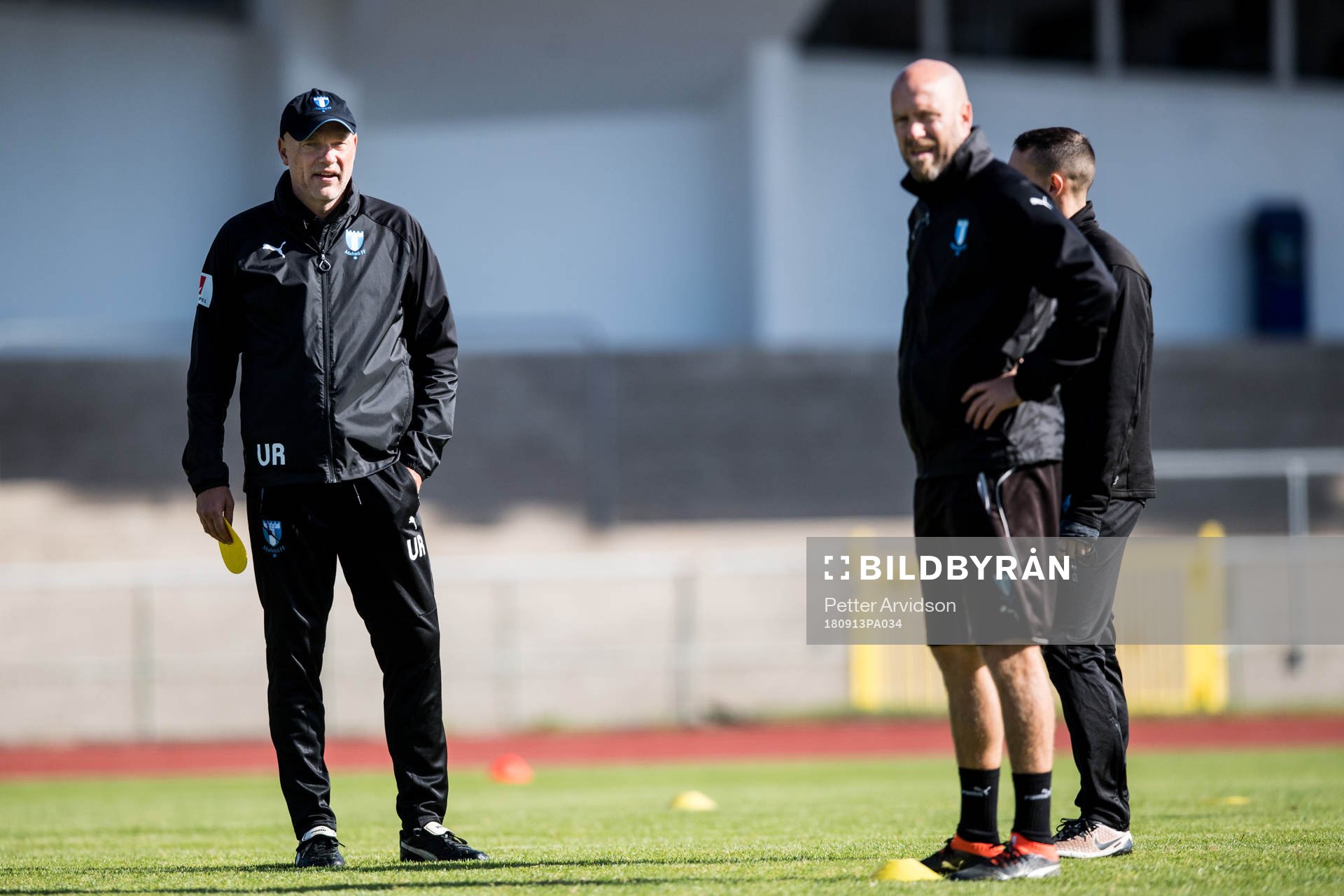 Tränare Uwe Rösler och assisterande tränare Olof Persson