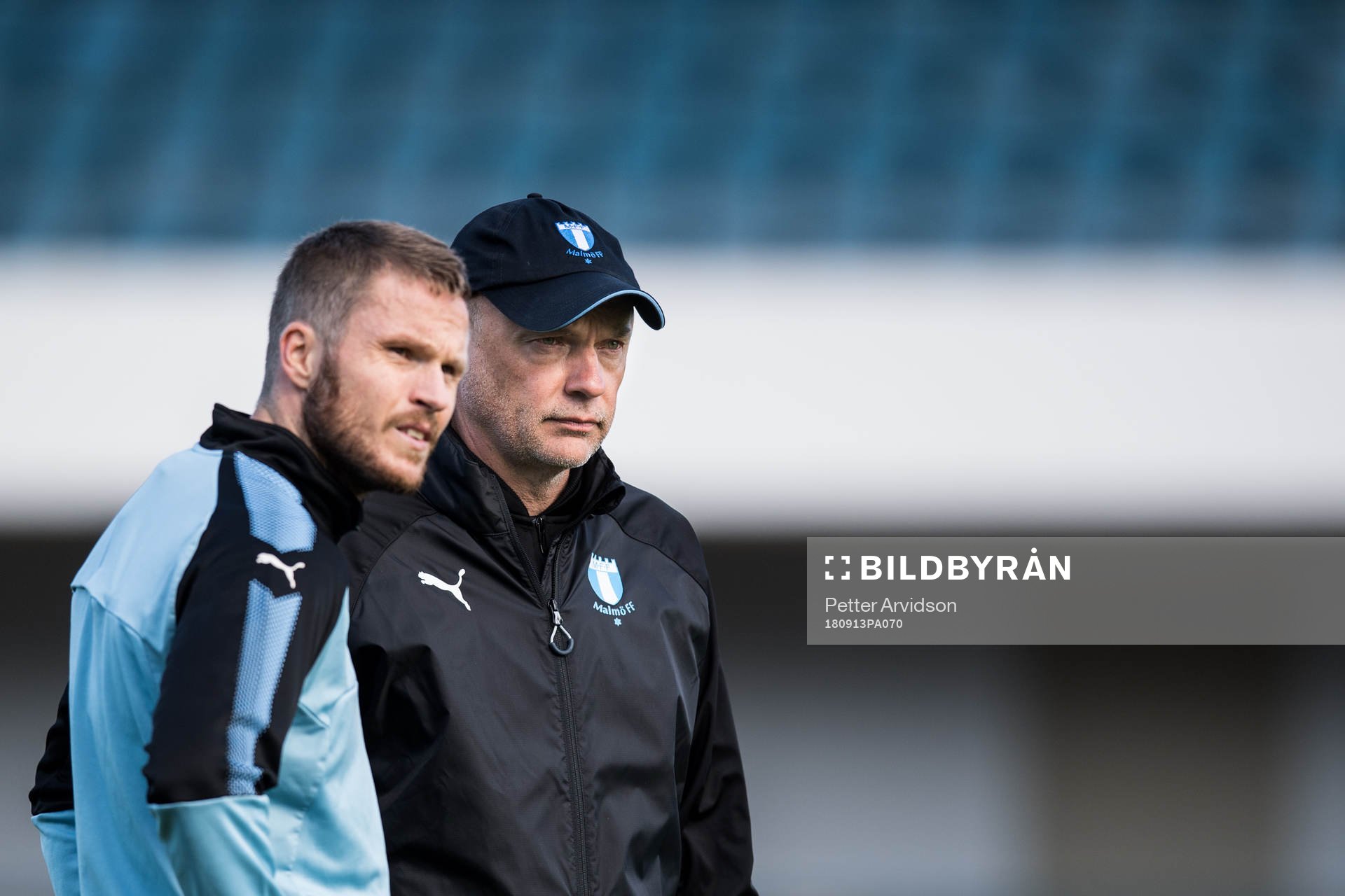 Lasse Nielsen och tränare Uwe Rösler