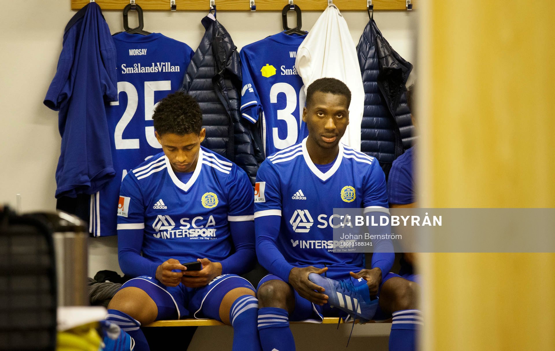 Sundsvalls Jonathan Morsay och Peter Wilson i