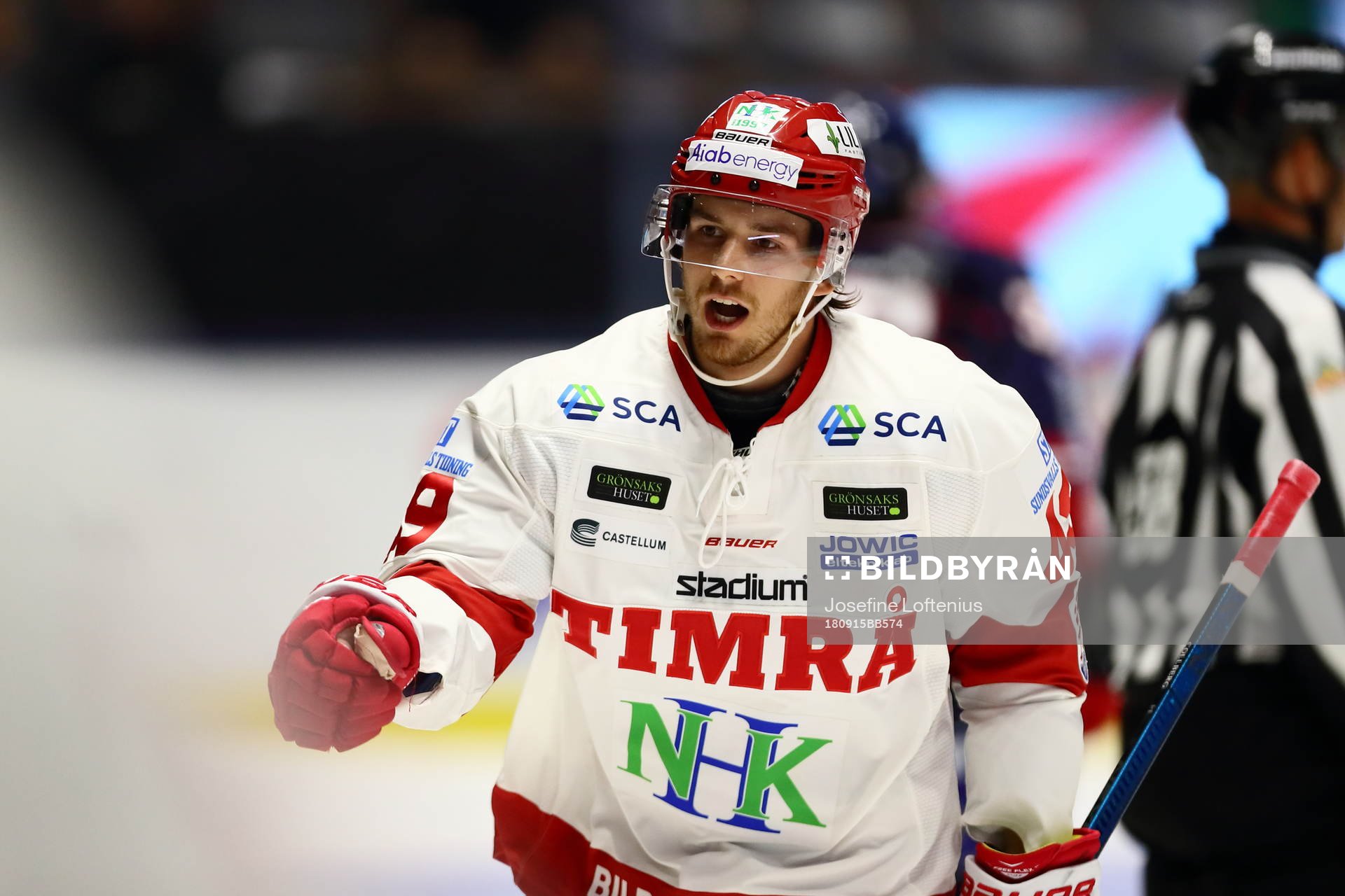 Timrås Sebastian Collberg jublar