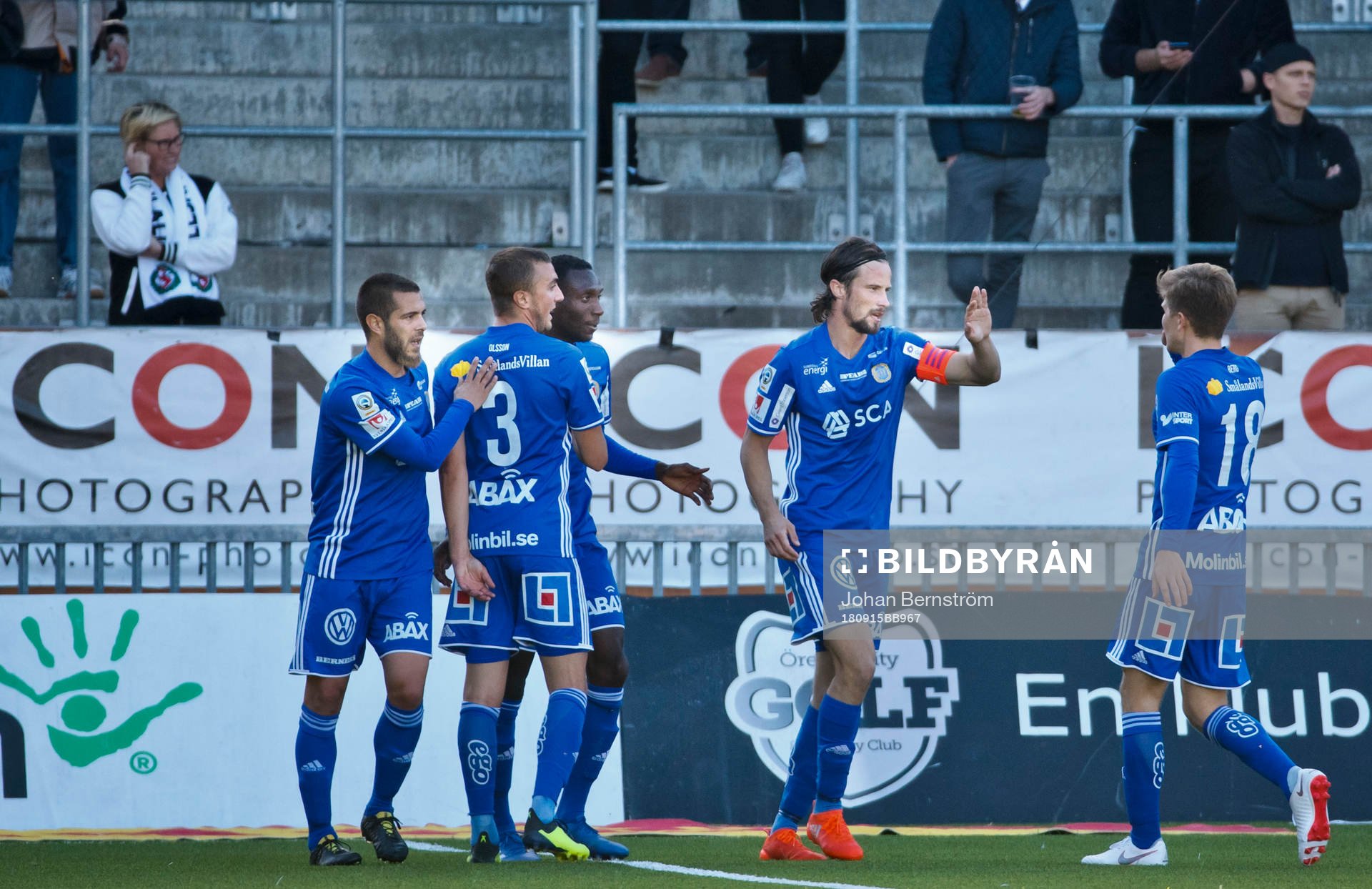 Sundsvalls Peter Wilson 0-1 jubel