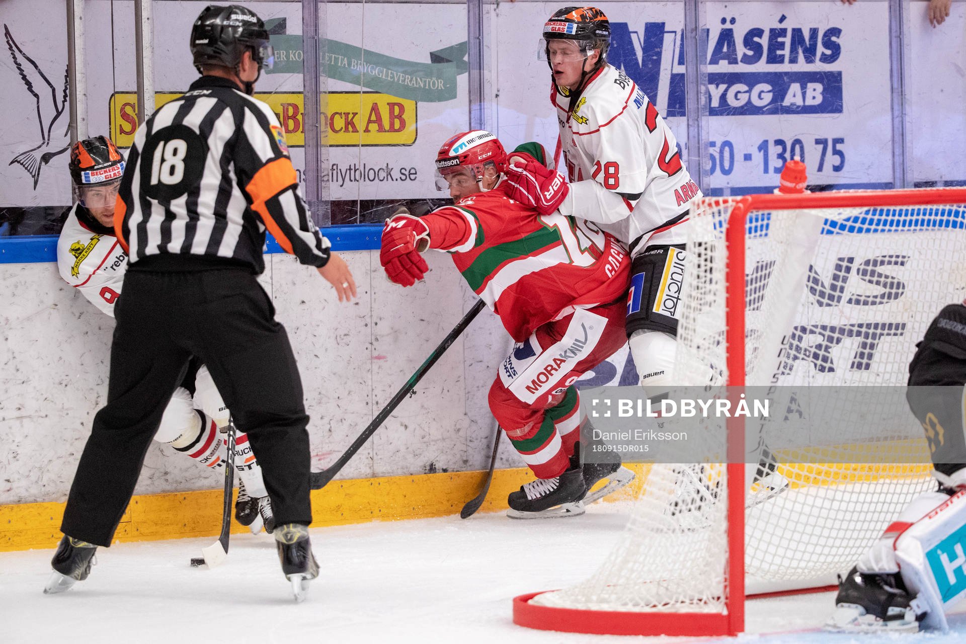 Moras Patrik Eklund och Örebros Linus Arnesson