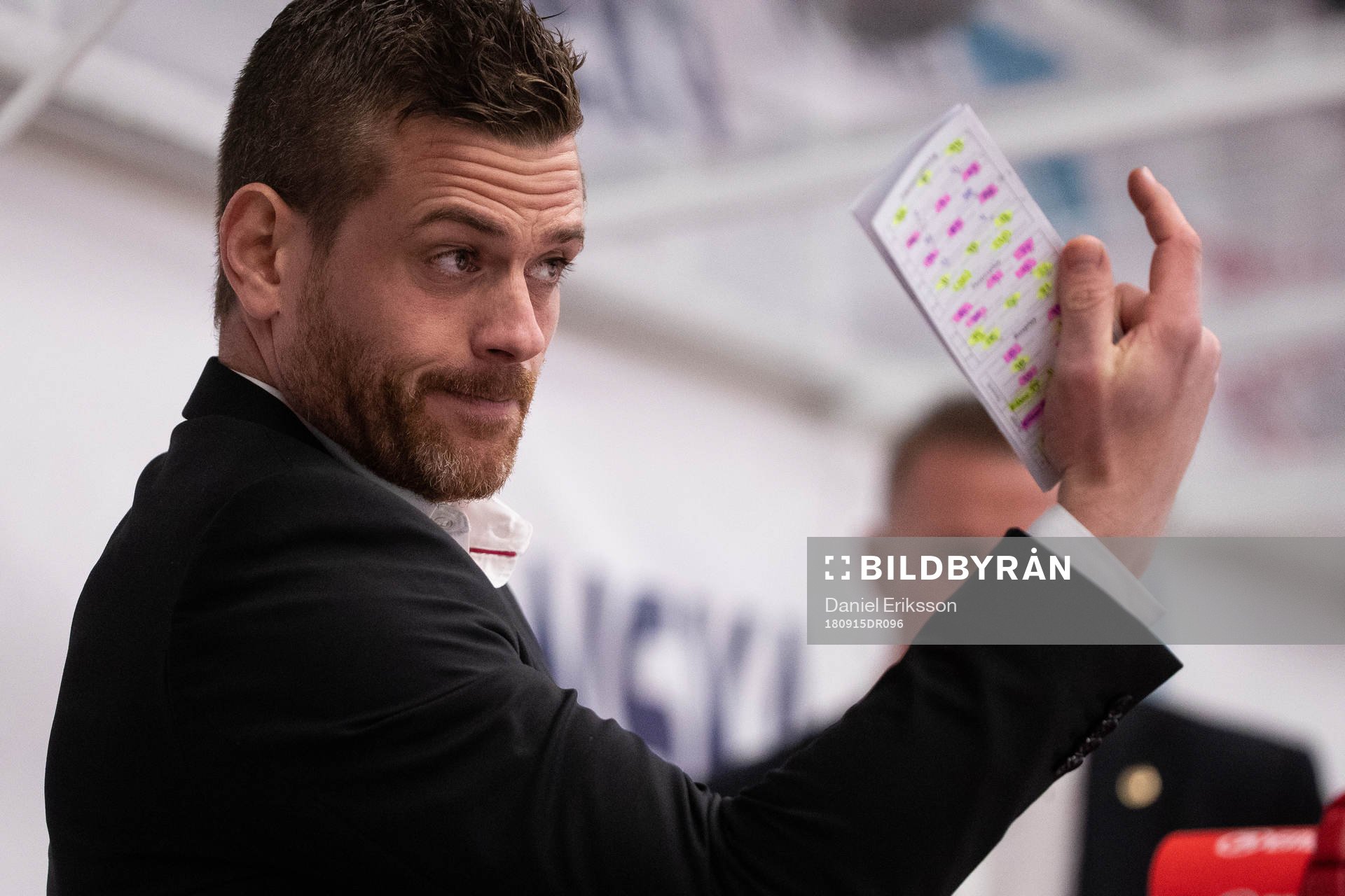 Moras assisterande tränare Daniel Hermansson  i
