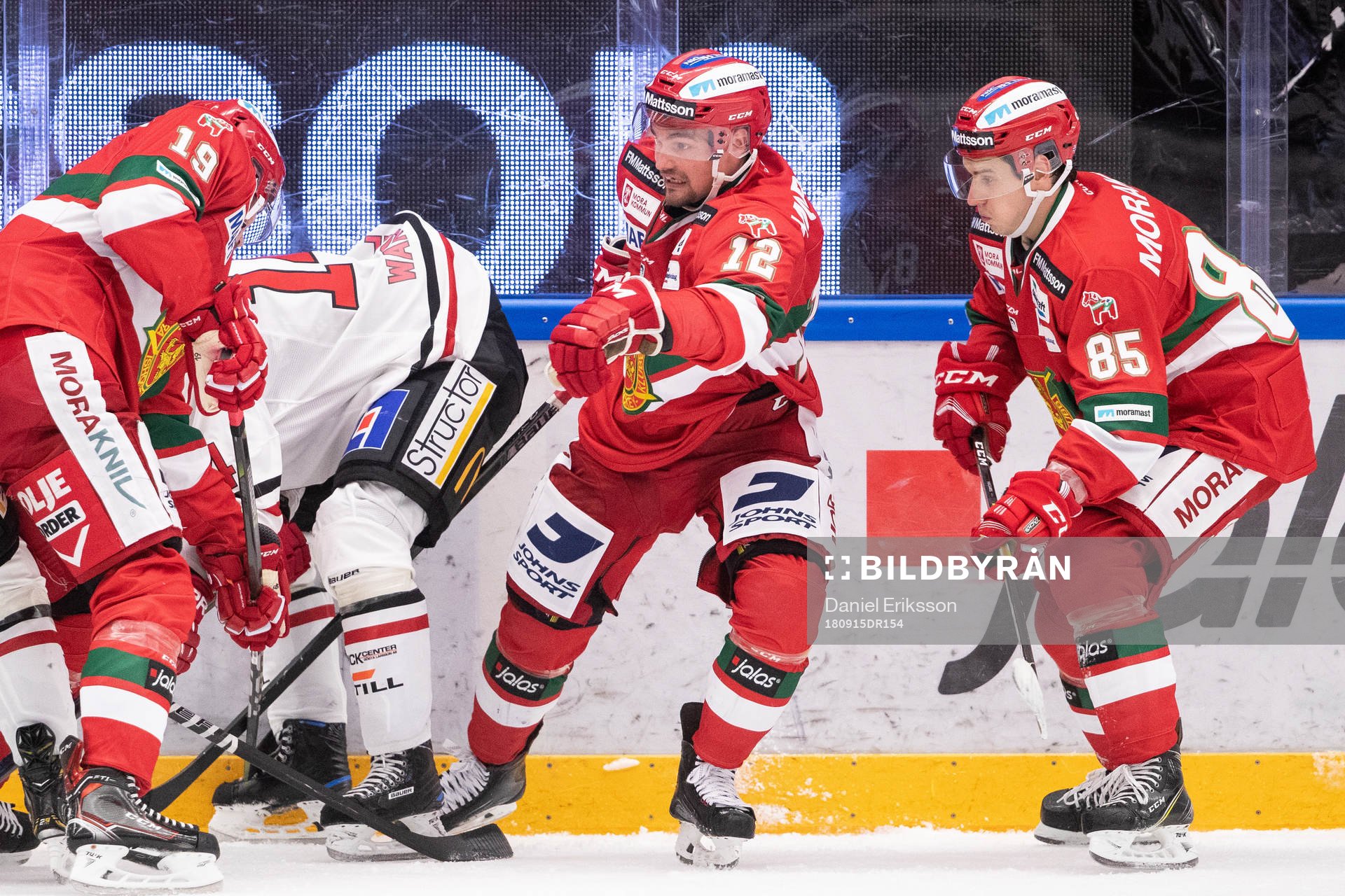 Moras Kevin Gagné och Michael Haga och Örebros Tom