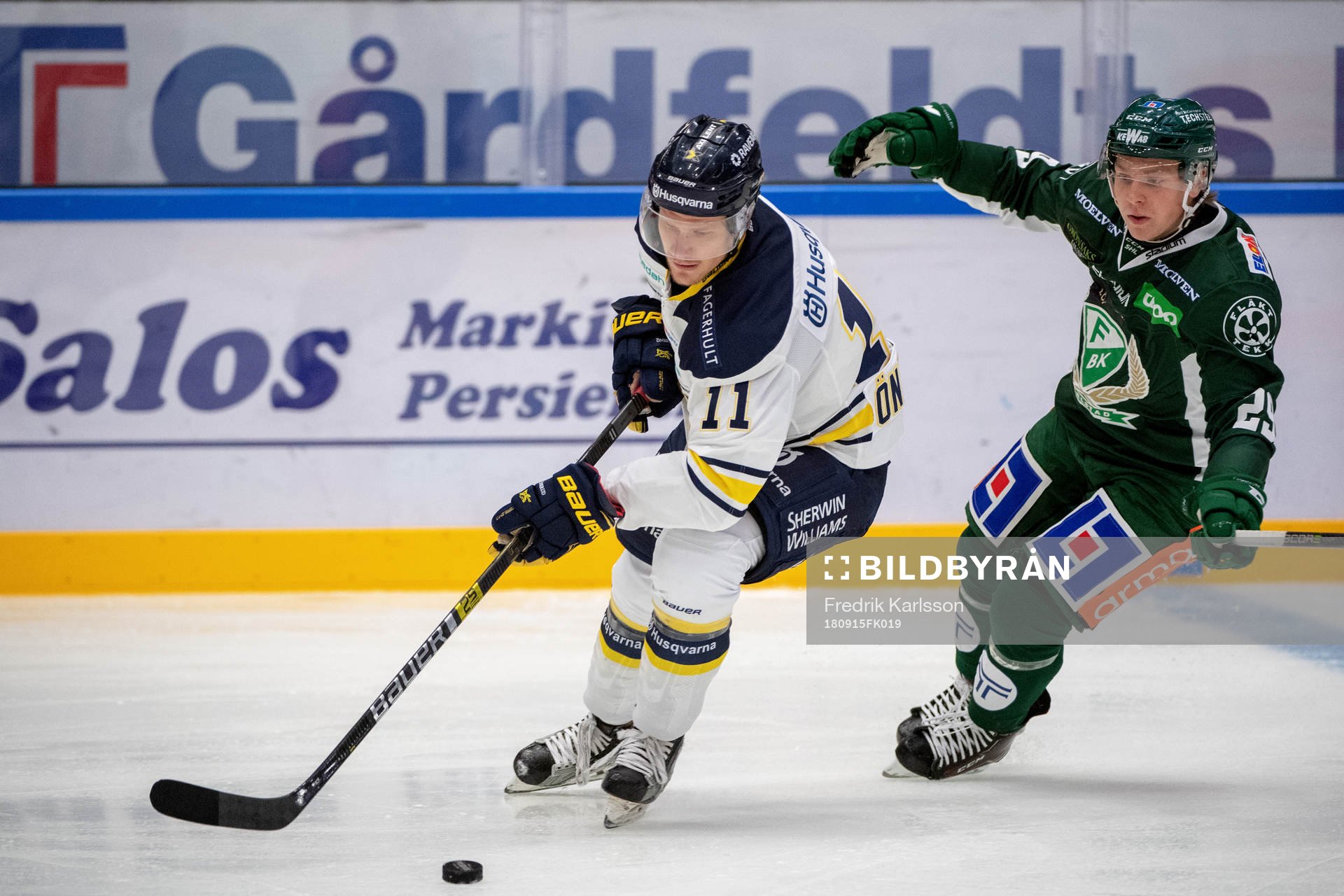 s Simon Önerud och Färjestads Oskar Steen