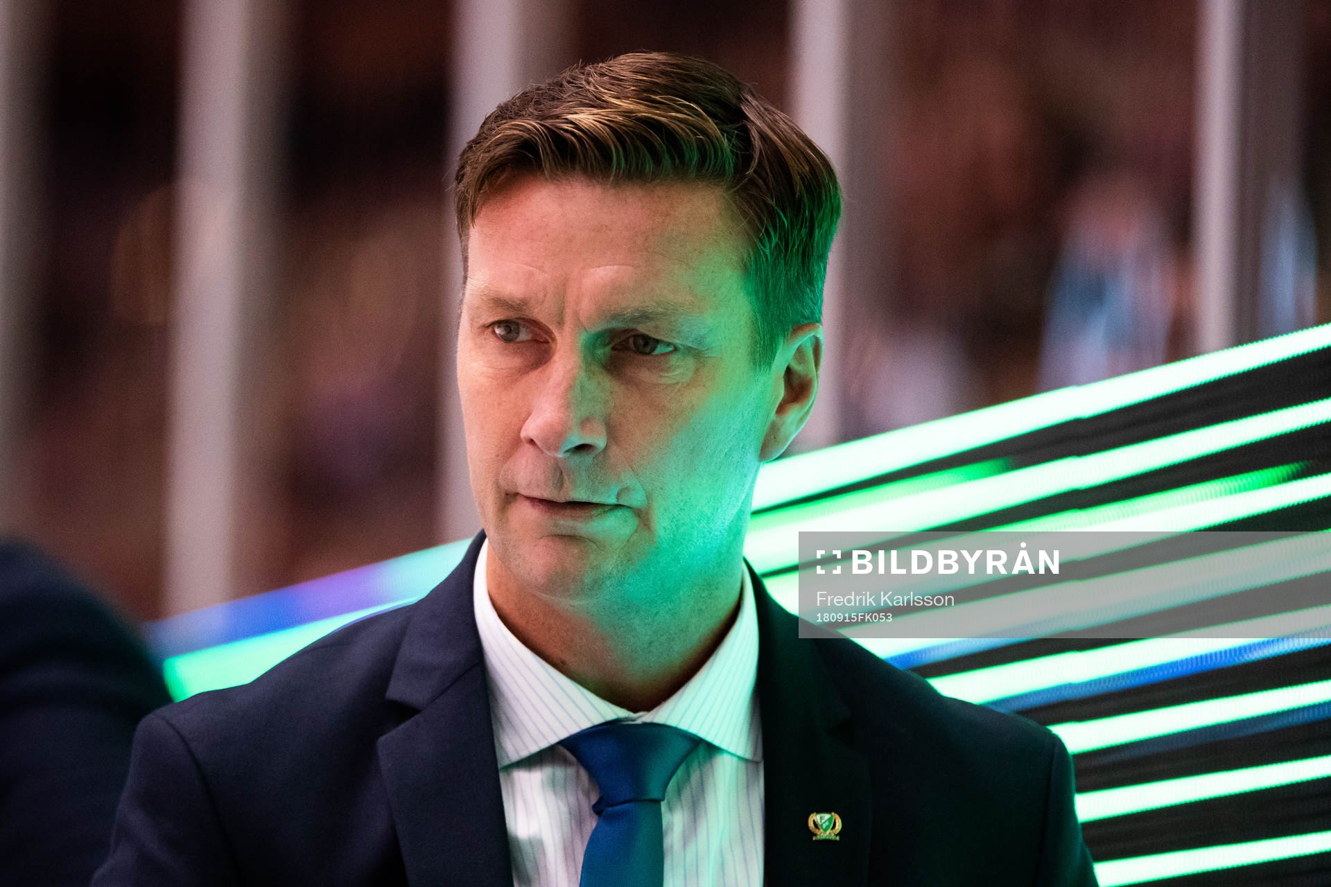 Färjestads tränare Johan Pennerborn