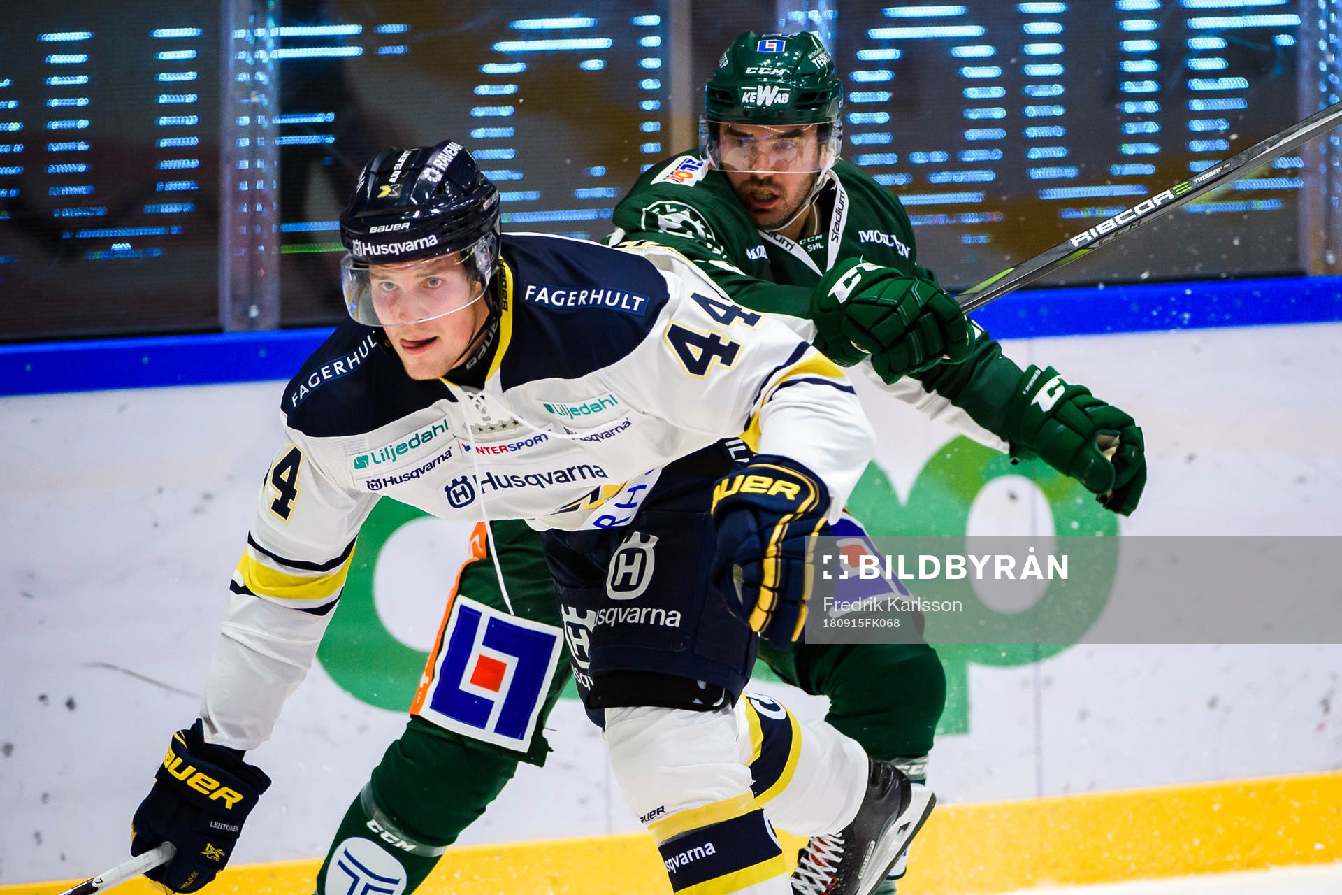 s Mikko Lehtonen och Färjestads Martin Johansson
