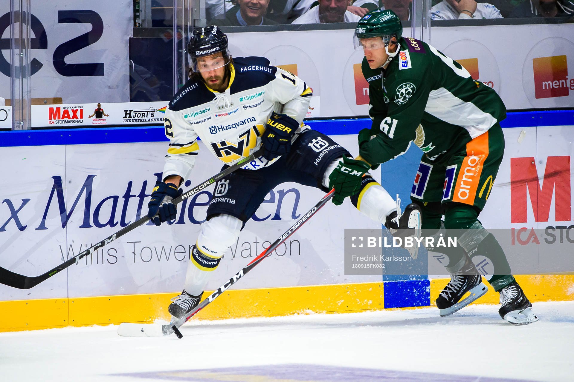 s Andreas Thuresson och Färjestads Johan Ryno