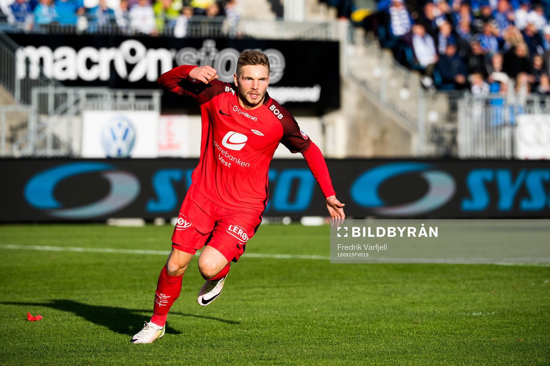 Gilli Rolantsson of Brann celebrates