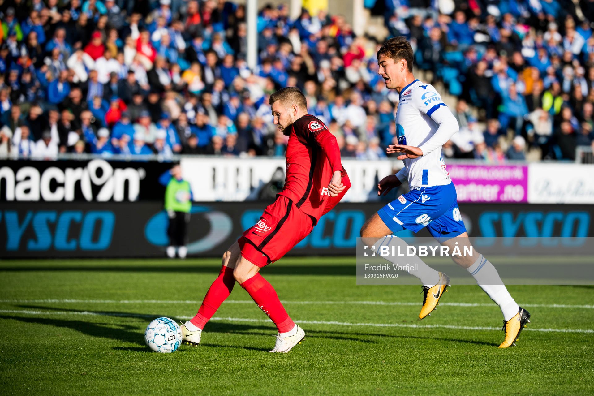 Gilli Rolantsson of Brann scores the 0-2 goal