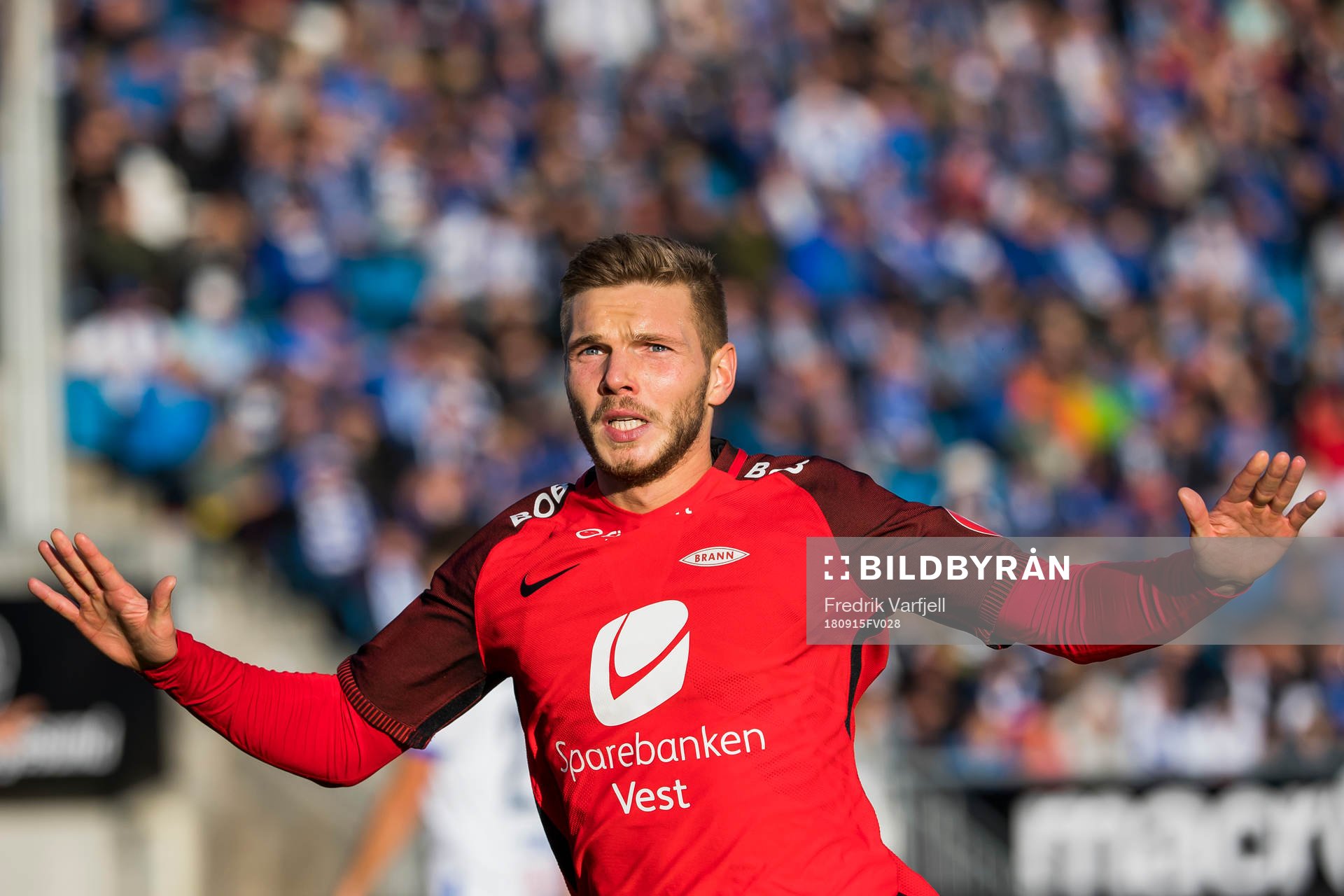 Gilli Rolantsson of Brann celebrates