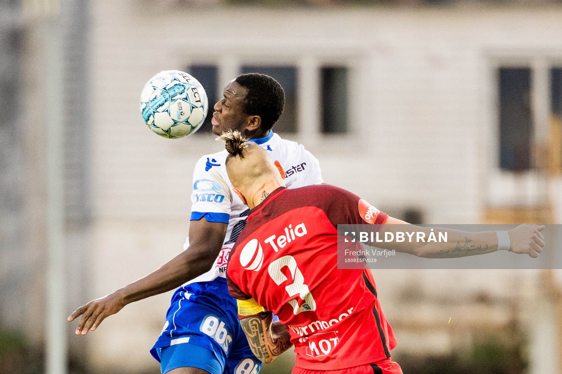 Ibrahima Koné of Haugesund and Vito Wormgoor of Brann
