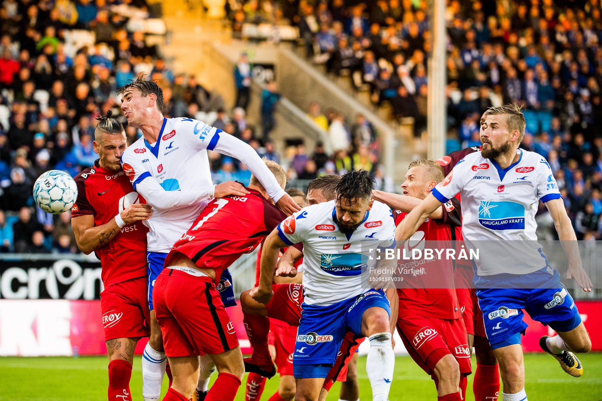 Fredrik Knudsen of Haugesund scores the 1-3 goal