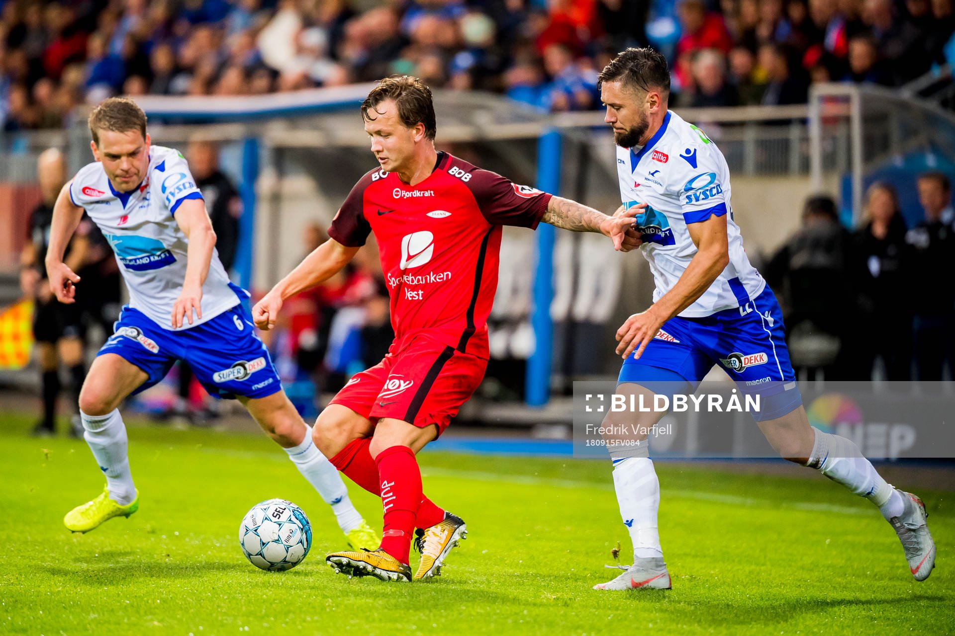 Joakim Våge Nilsen of Haugesund, Fredrik Haugen of Brann