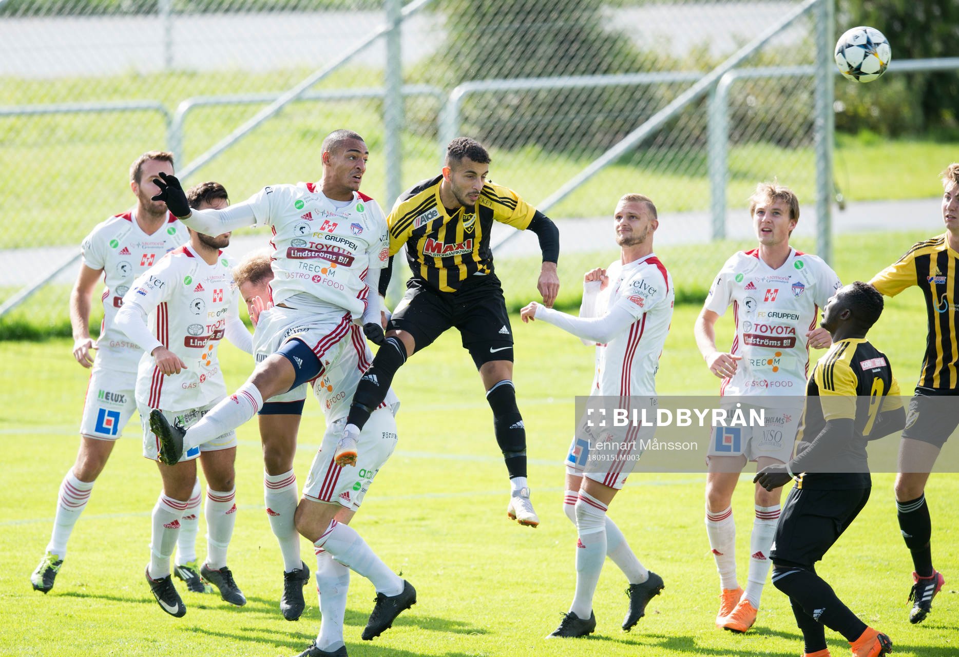 IFK Hässleholms Mohammed Hamdan i matchen i division 2