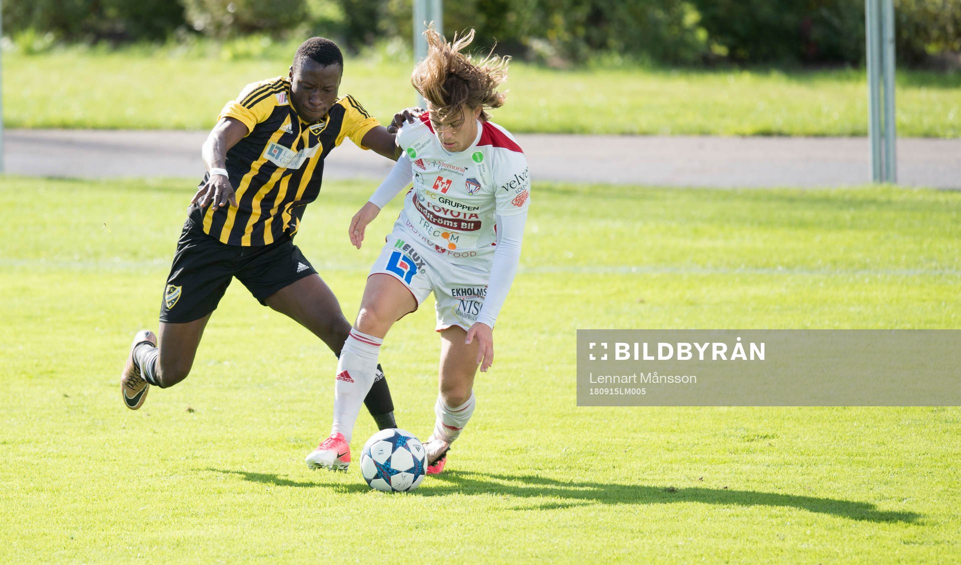 IFK Hässleholms Bakarr i matchen i division 2 mellan IFK