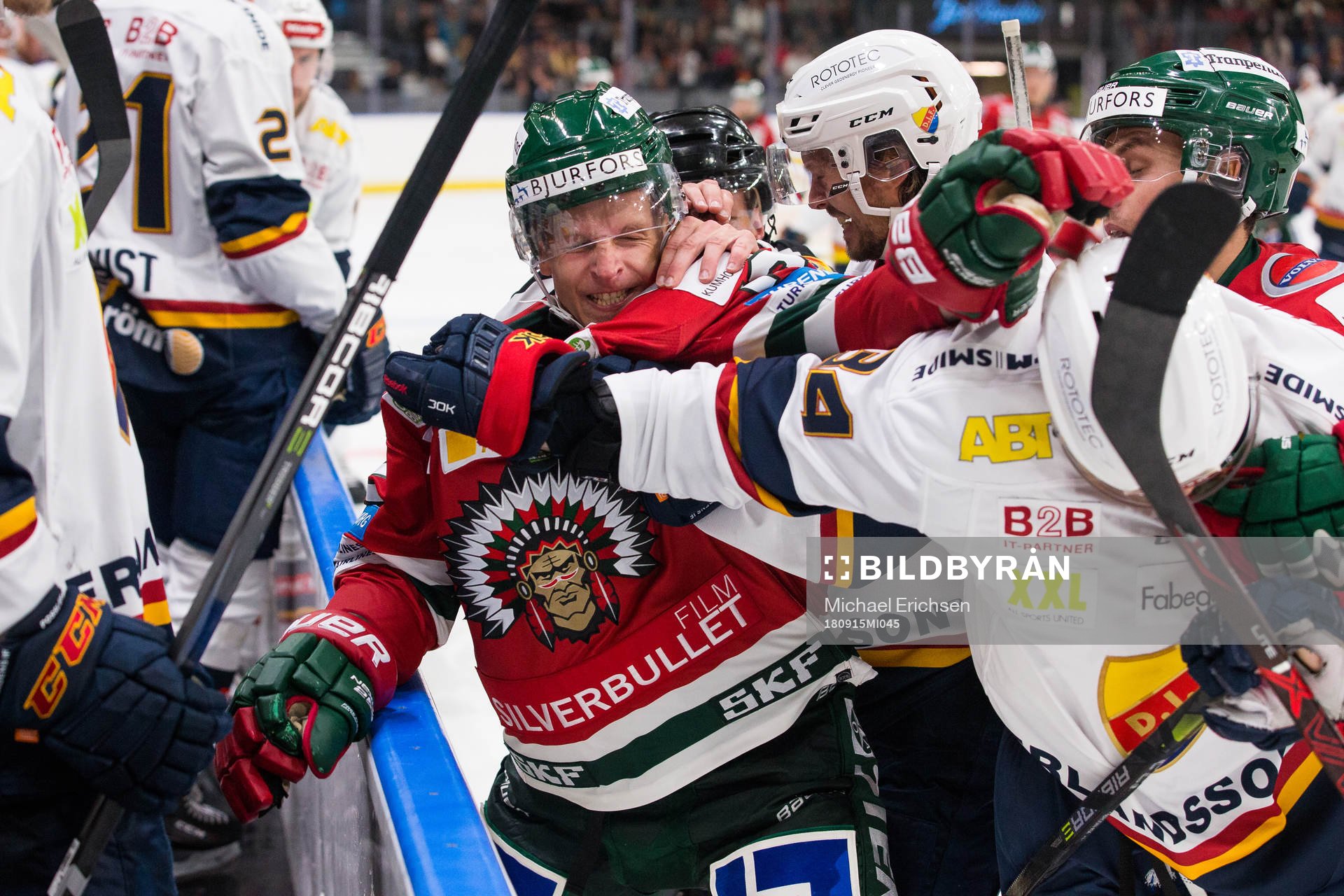 Frölundas Max Friberg och Djurgårdens Daniel Brodin